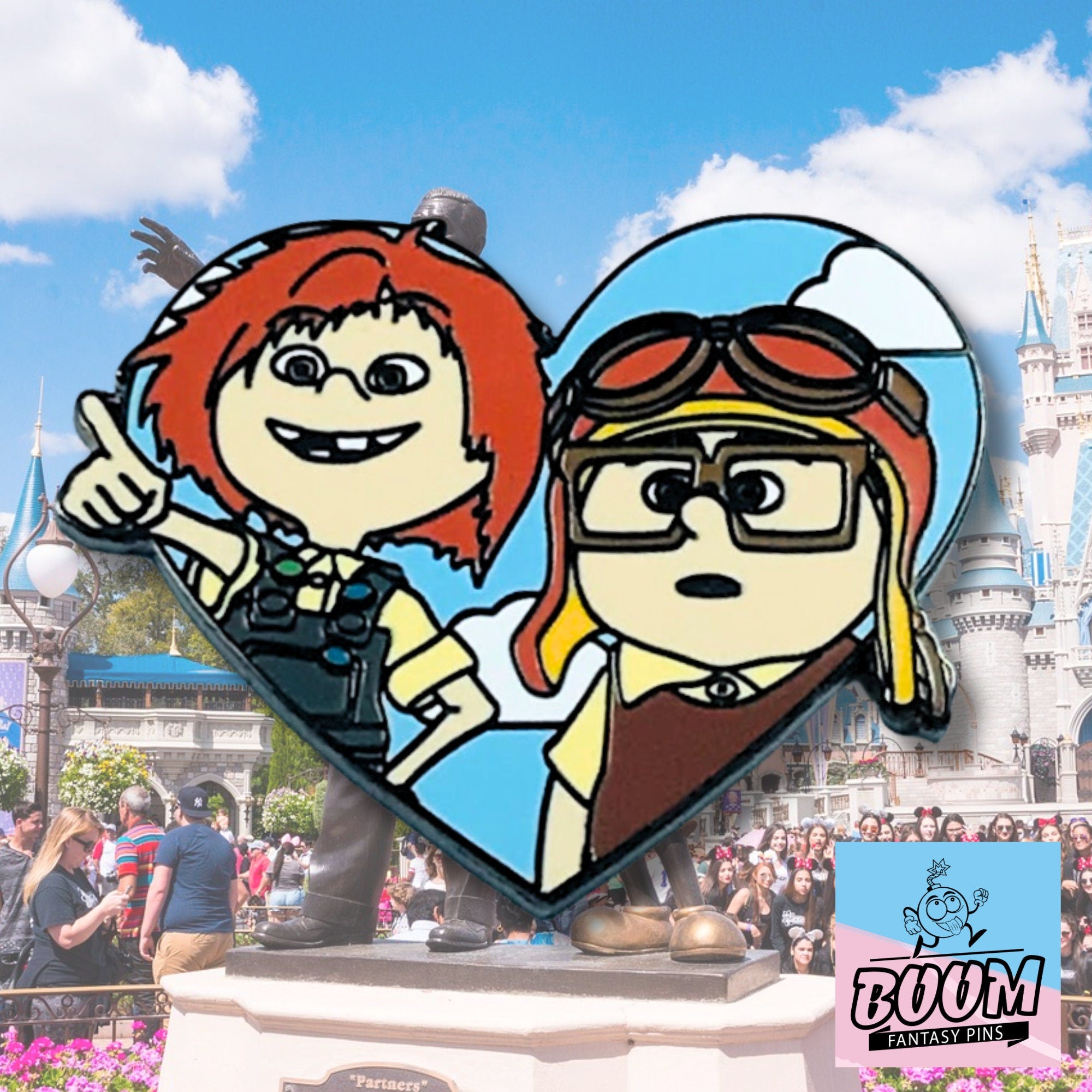 Pin – Carl Fredricksen y Ellie Fredricksen de Up – Disney Fantasy