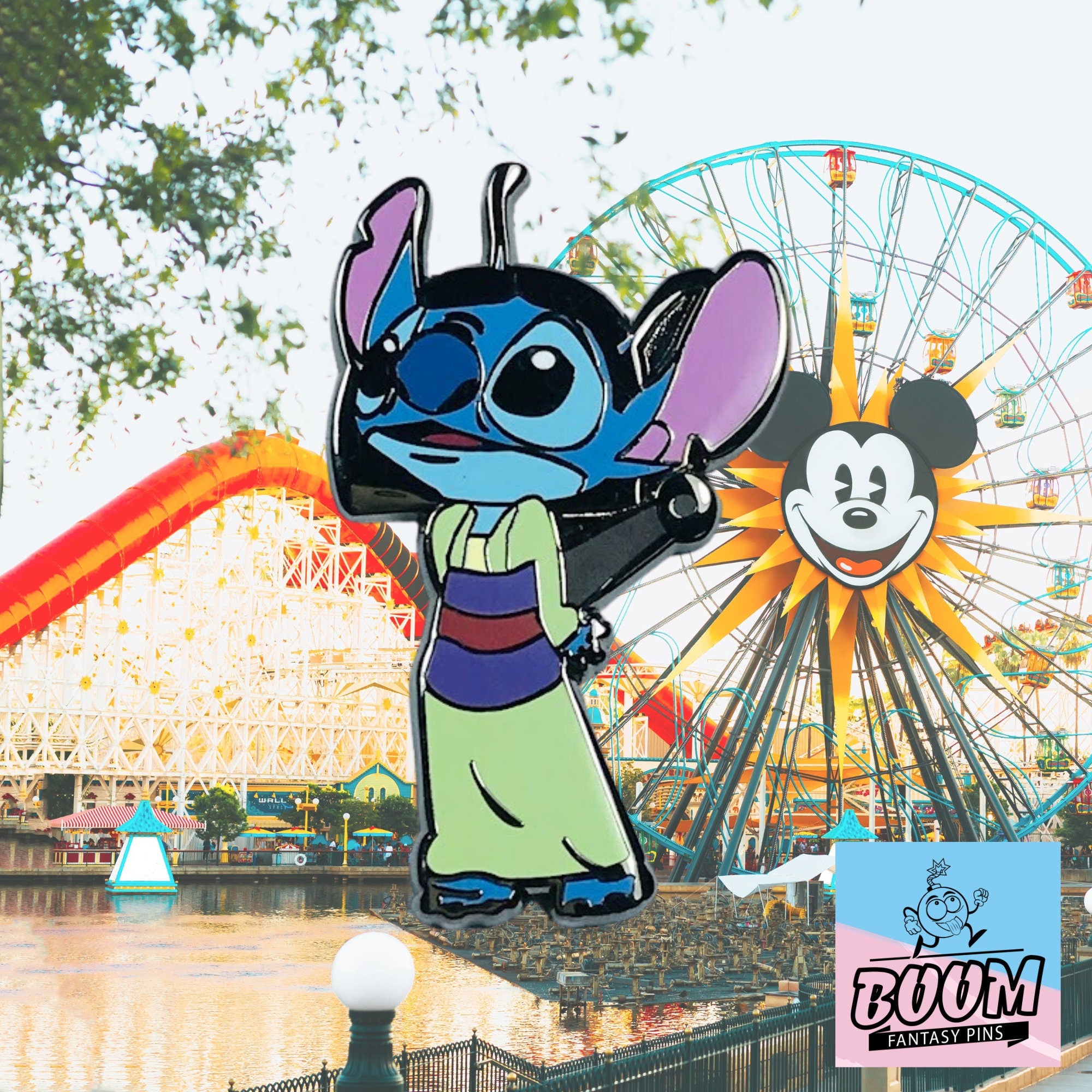 Pin's – Stitch en Mulan de Lilo &amp; Stitch – Disney Fantasy