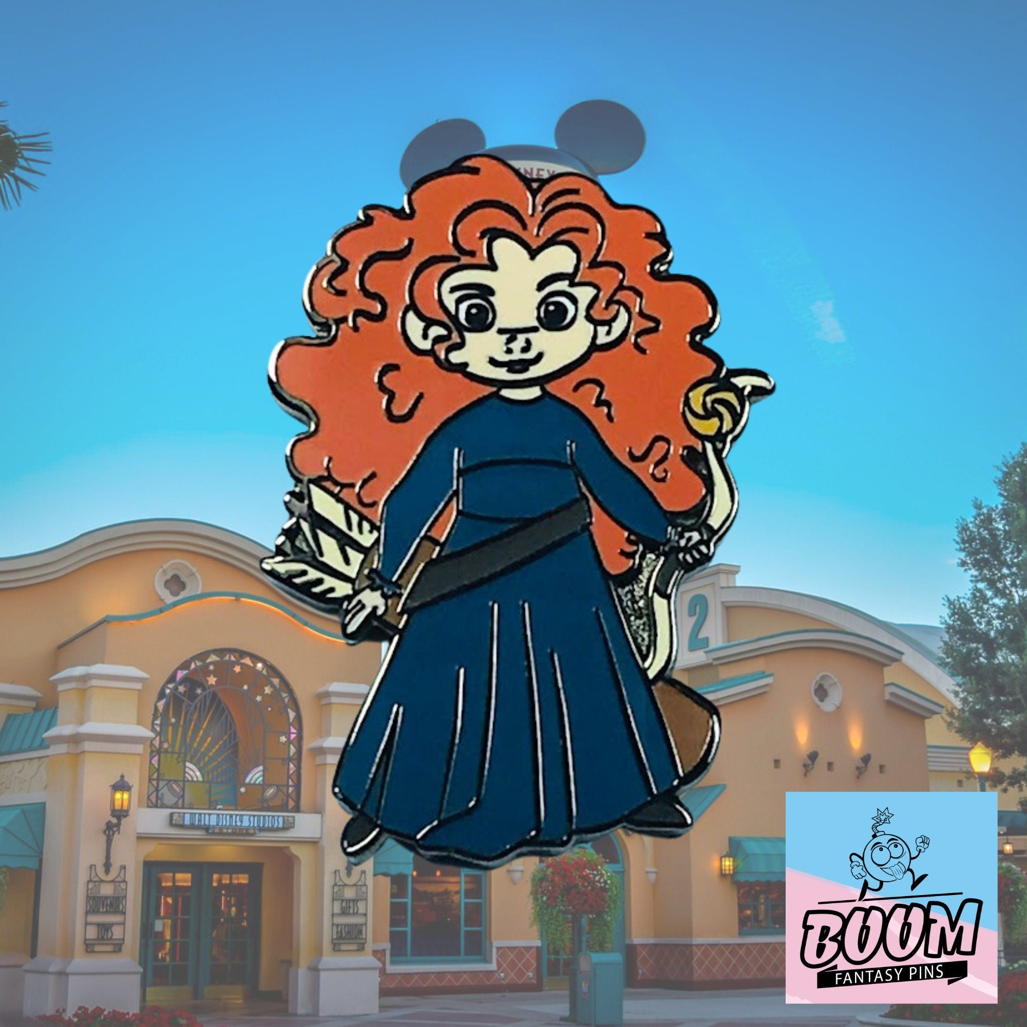Pin's – Princesse Merida du film Rebelle – Disney Fantasy