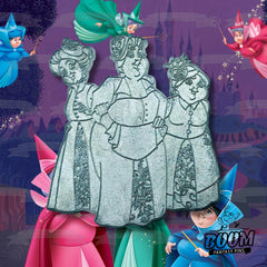 Épinglette – Flora, Fauna et Pimprenelle de La Belle au bois dormant – Disney Fantasy