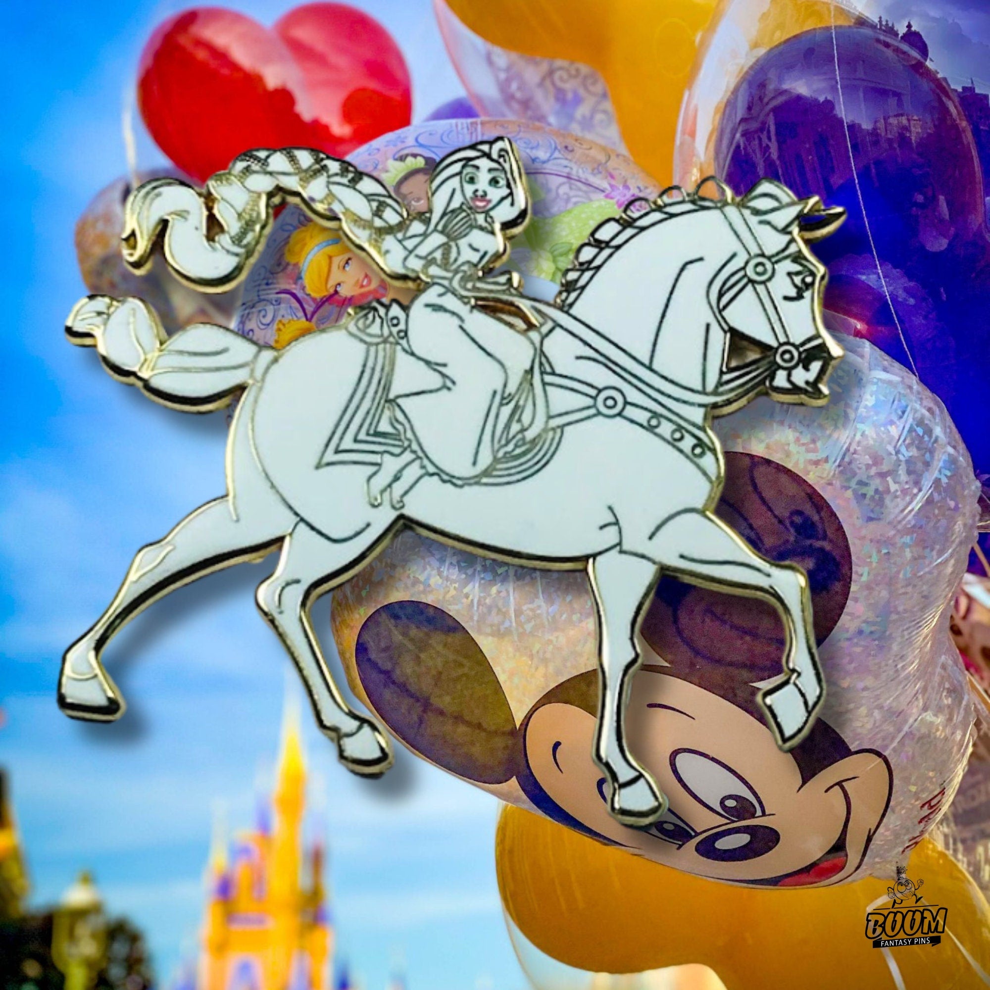 Pin's – Raiponce et Maximus du film Raiponce – Disney Fantasy