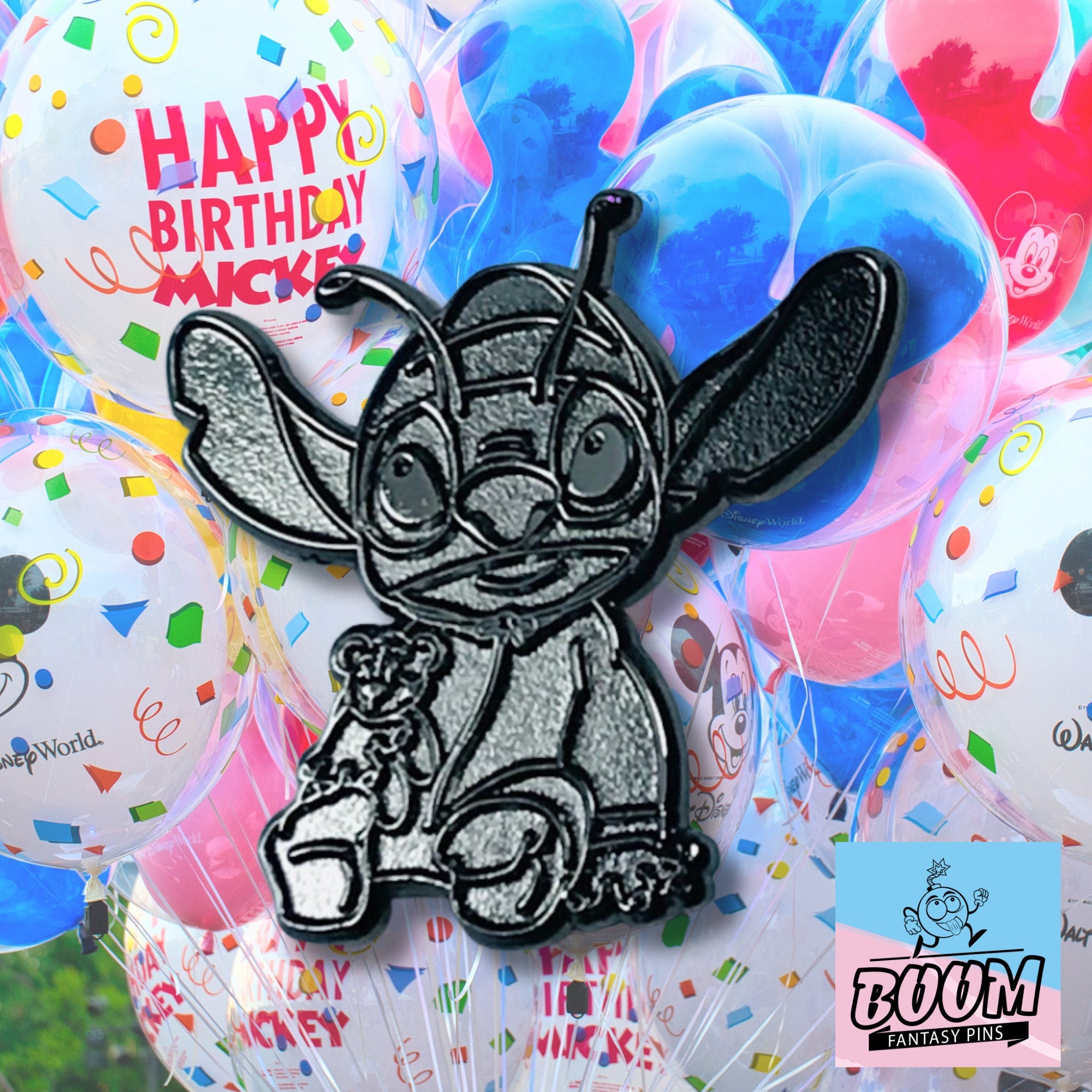 Pin – Stitch con oso de Lilo &amp; Stitch – Disney Fantasy