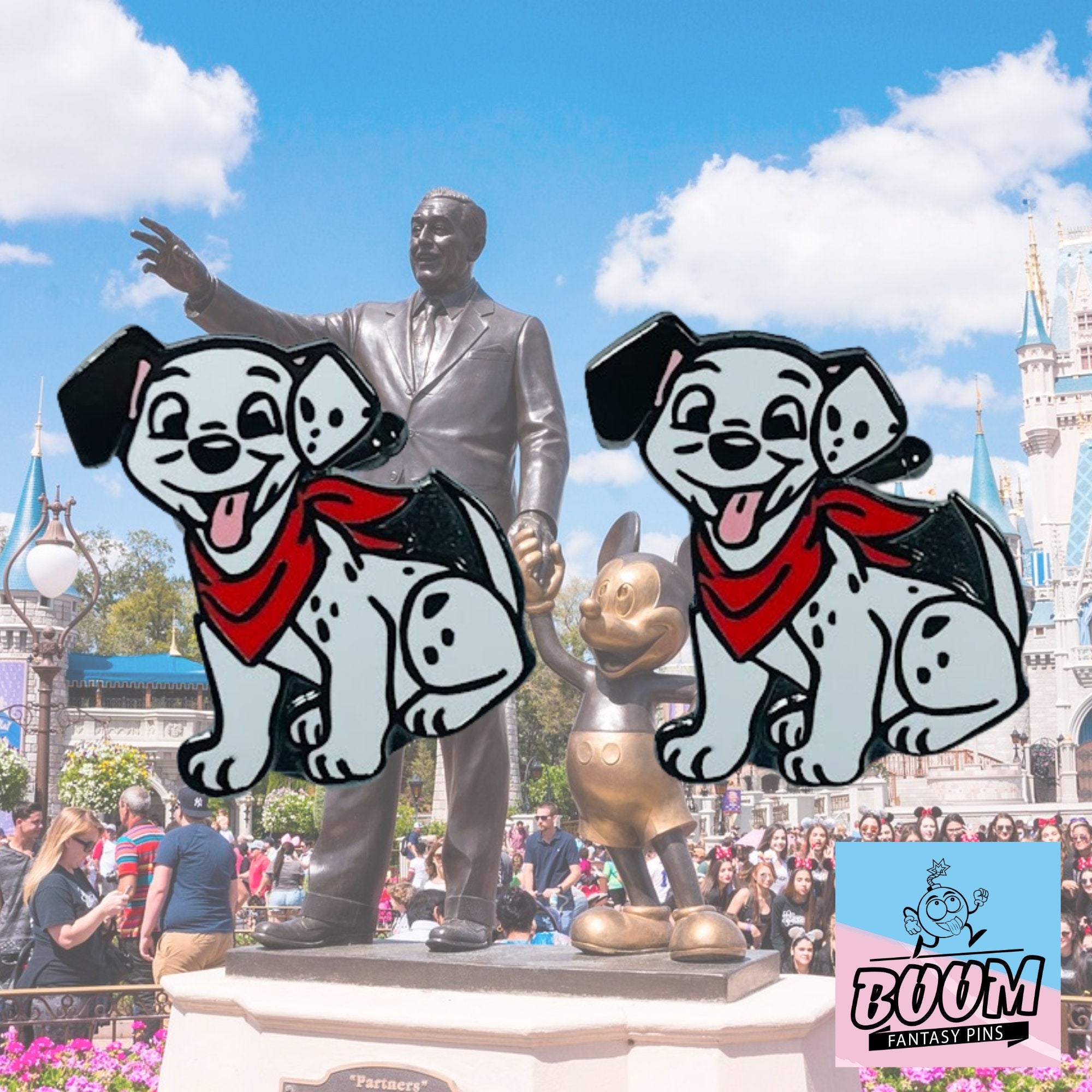 Gemelos – Cachorro con collar rojo de 101 Dálmatas – Disney Fantasy