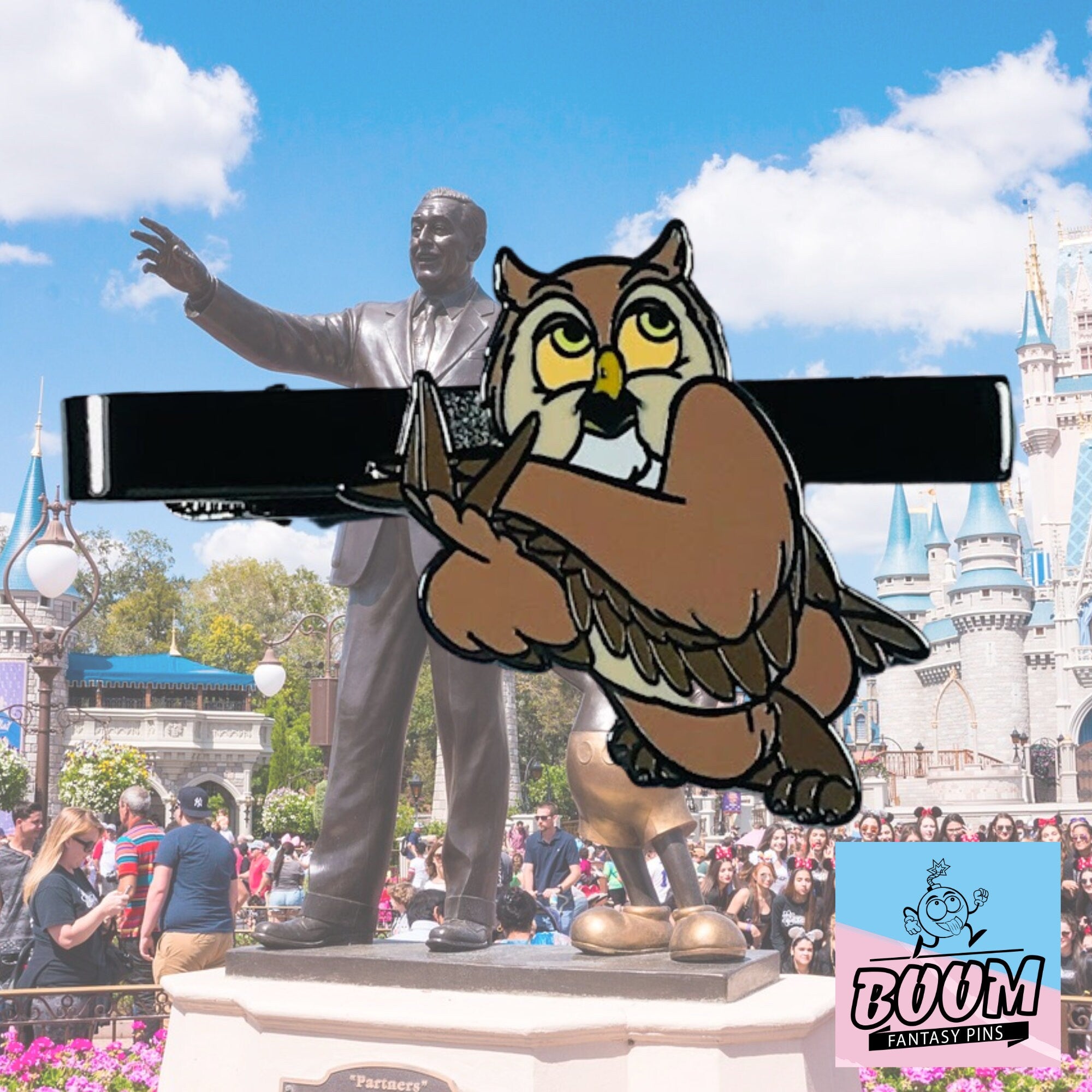 Pinza de corbata – Búho amigo de Bambi – Disney Fantasy