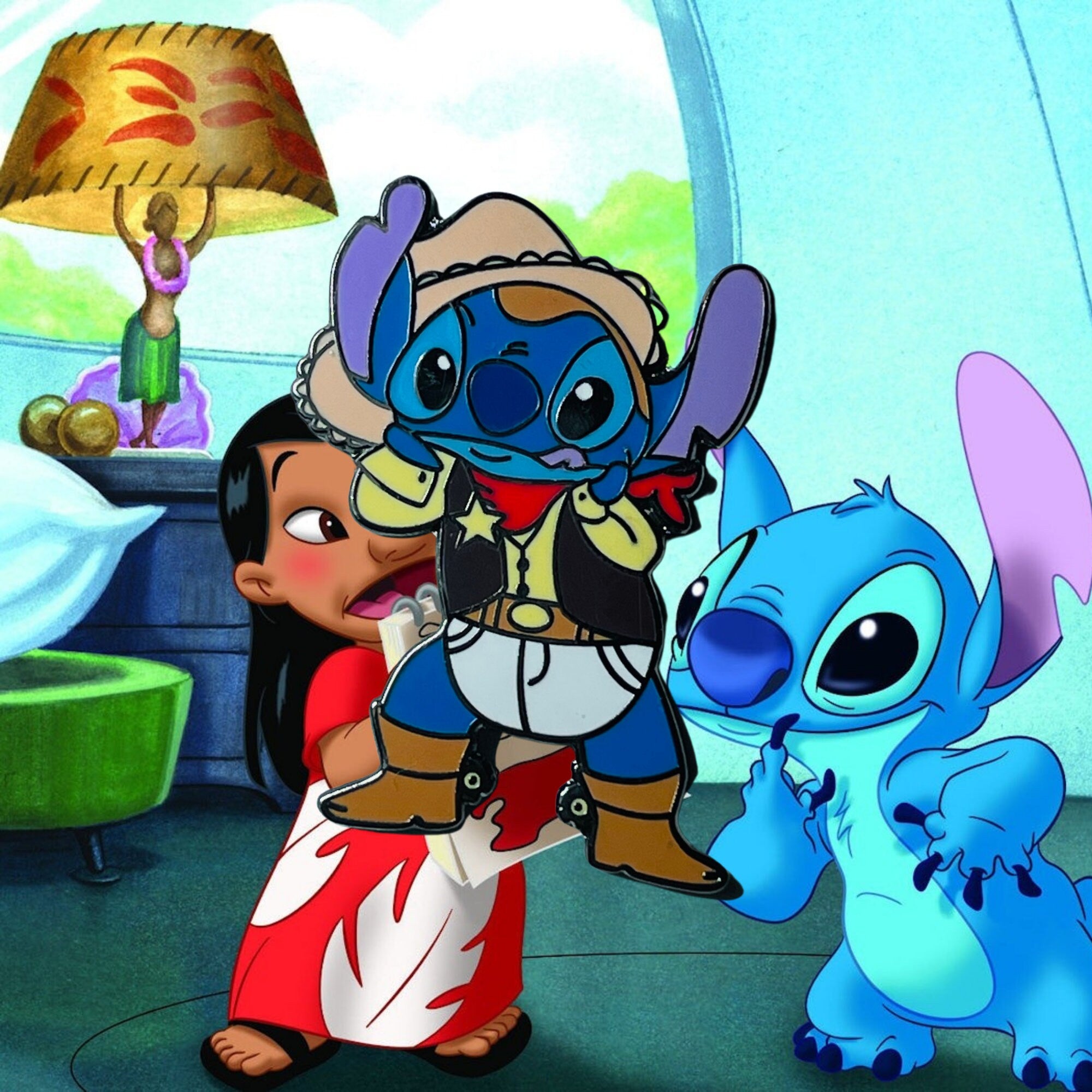 Pin – Stitch como Woody de Lilo y Stitch – Disney Fantasy