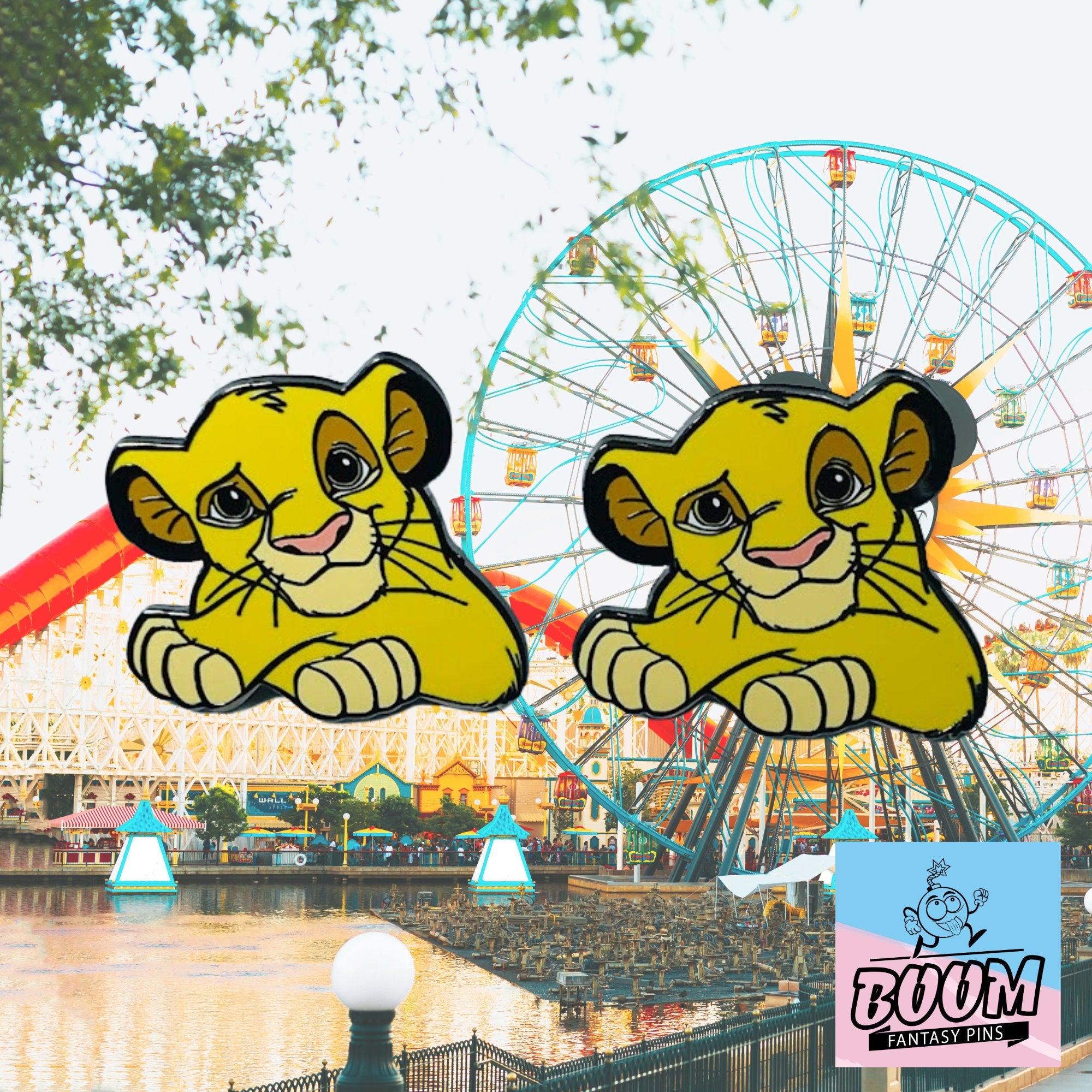 Boutons de manchette – Simba du Roi Lion – Disney Fantasy