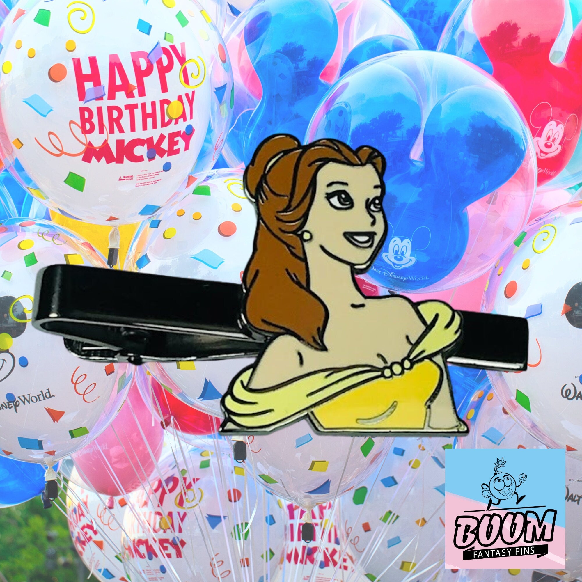 Pinza de corbata – Bella de La Bella y la Bestia – Disney Fantasy