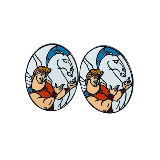 Cufflinks – Hercules and Pegasus from Hercules – Disney Fantasy