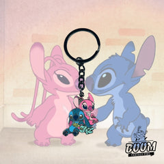 Llavero – Stitch y Ángel de Lilo &amp; Stitch – Disney Fantasy