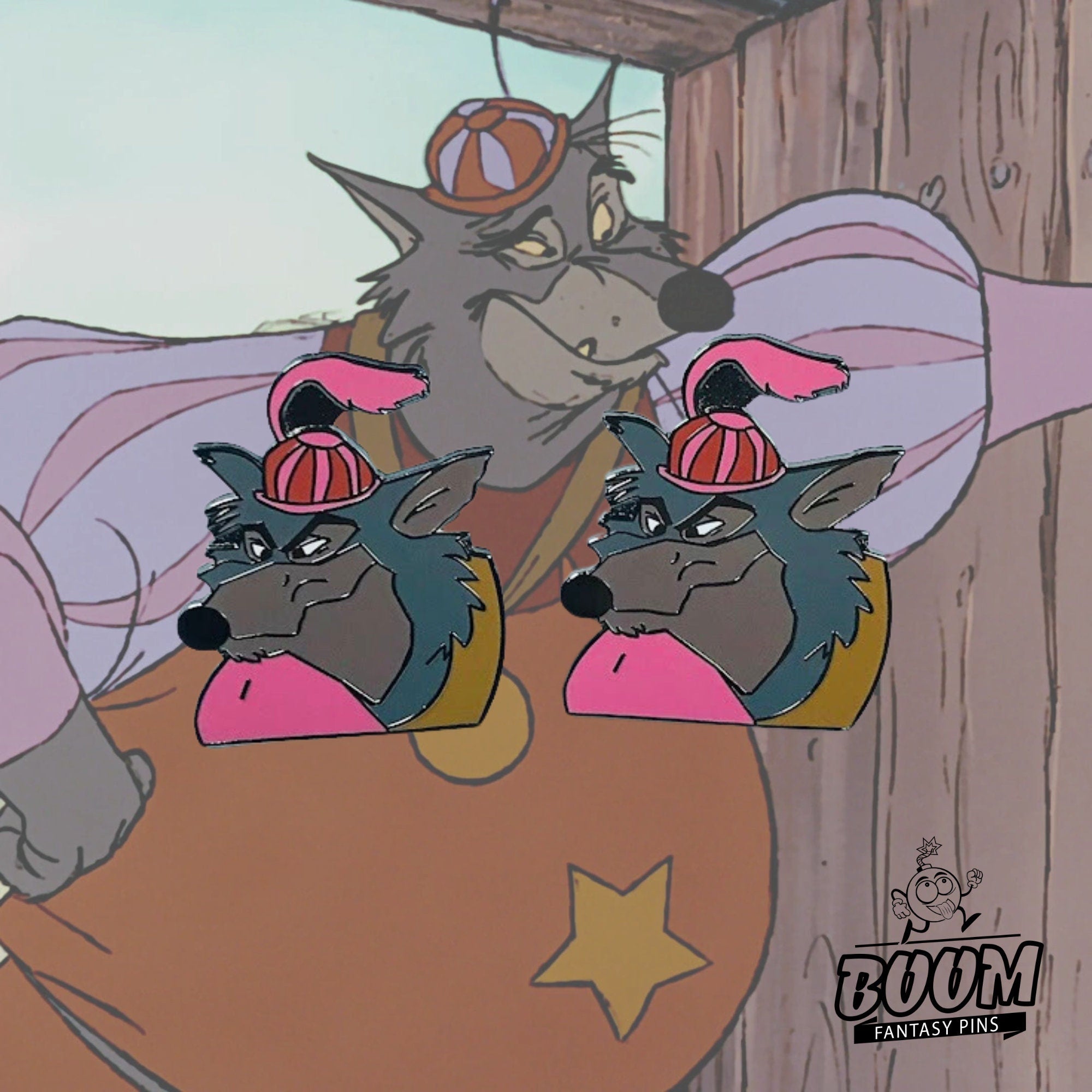 Cufflinks – Sheriff of Nottingham from Robin Hood – Disney Fantasy