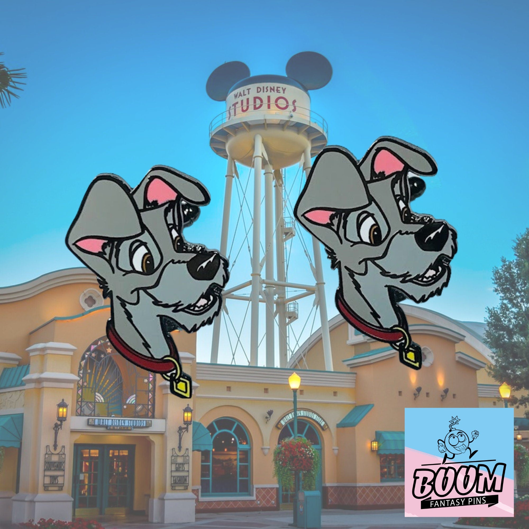 Boutons de manchette – Clochard de La Belle et le Clochard – Disney Fantasy