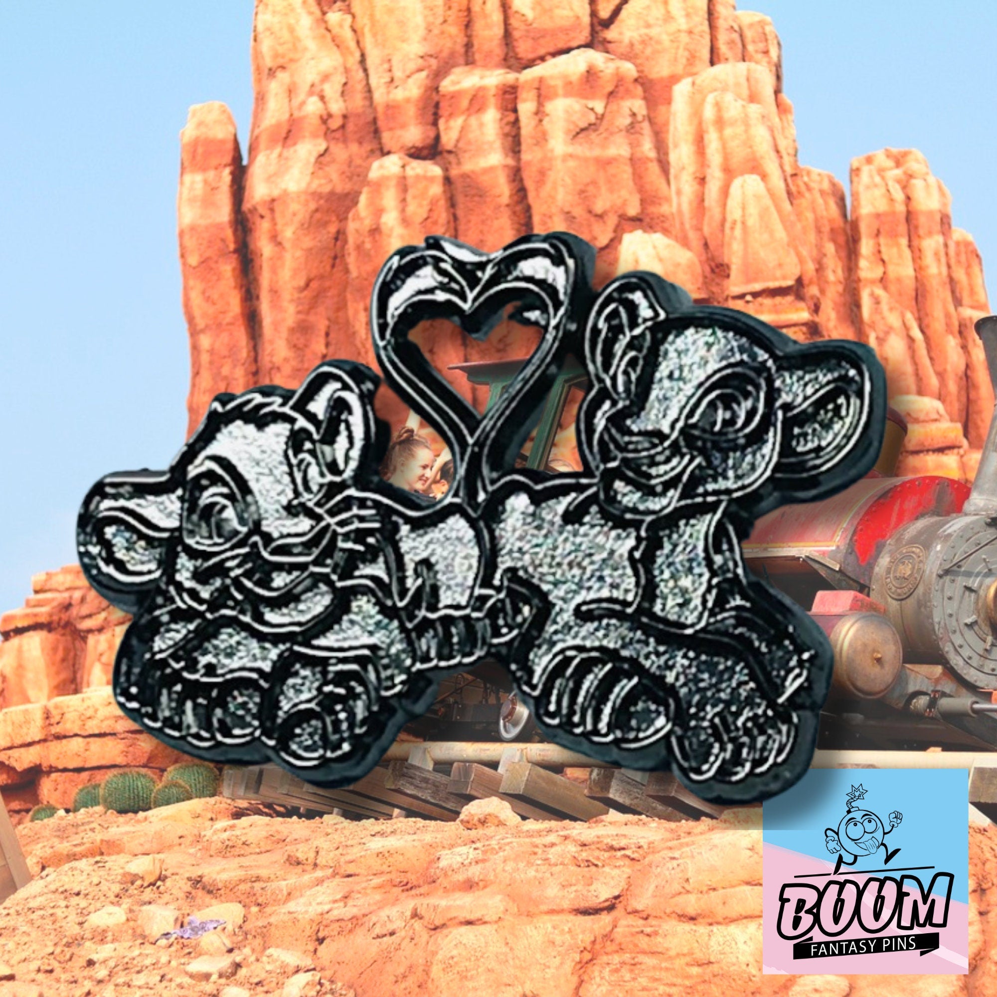 Pin's – Simba et Nala du Roi Lion – Disney Fantasy