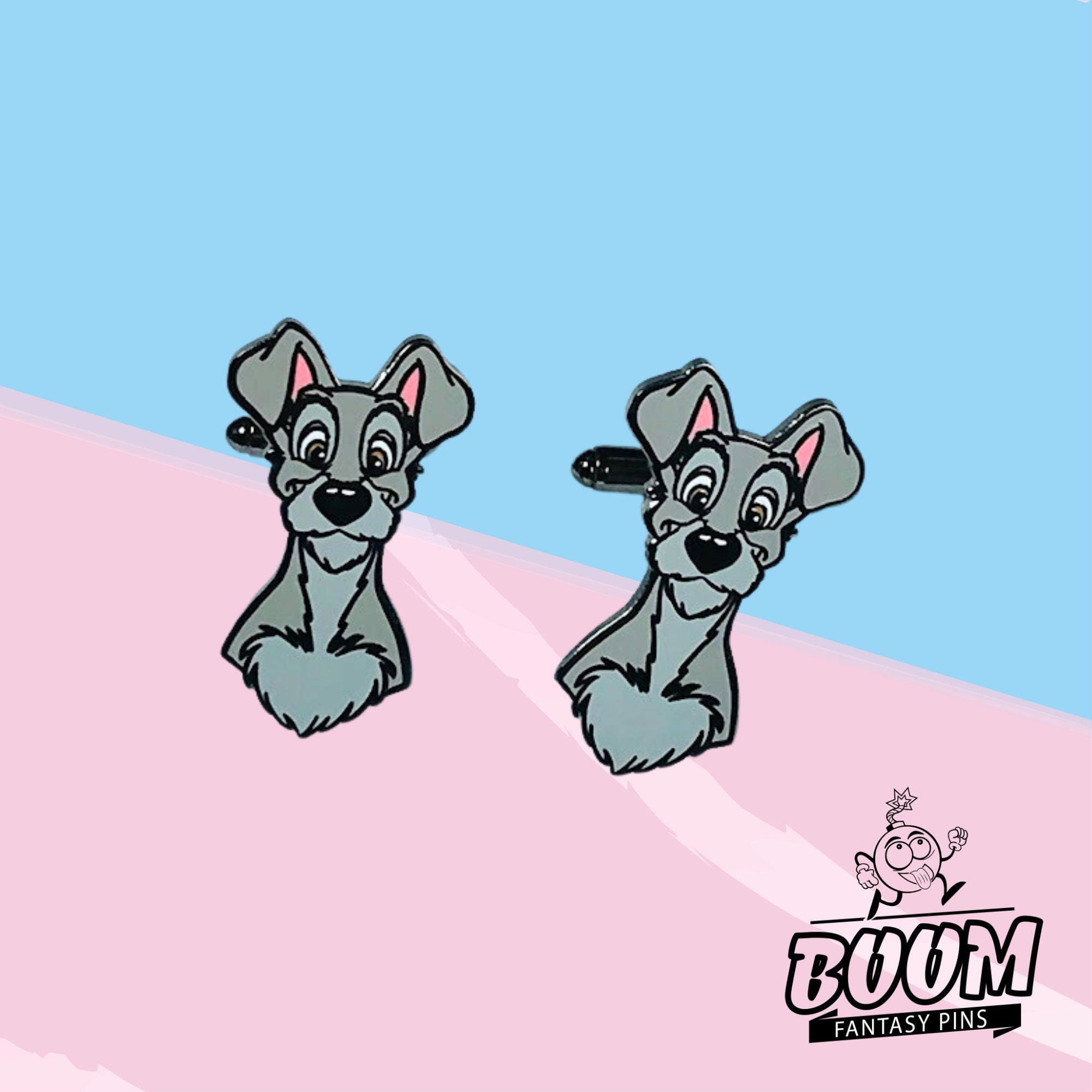 Boutons de manchette – Clochard de La Belle et le Clochard – Disney Fantasy