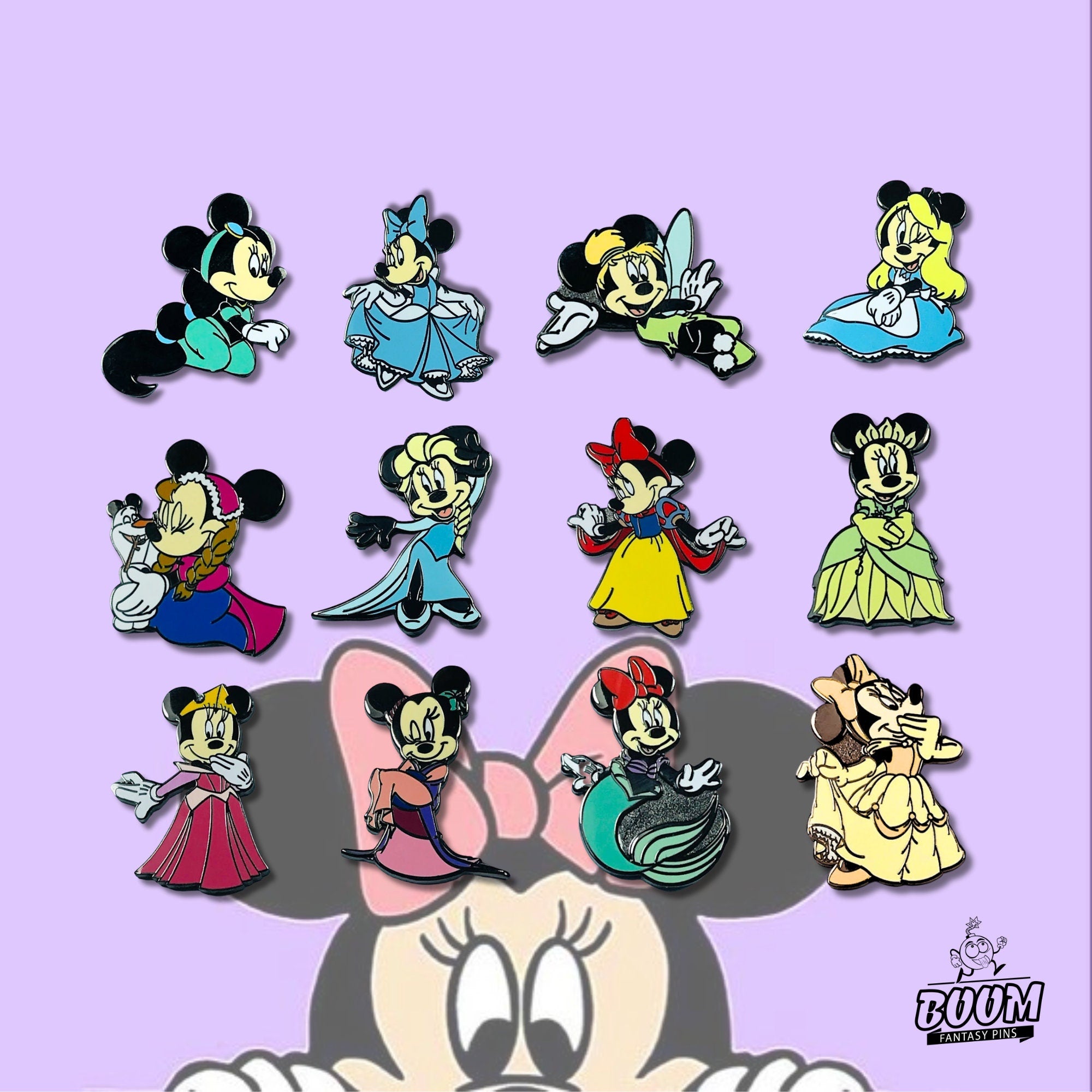Épingle – Minnie Mouse en princesse Disney de Disney – Disney Fantasy