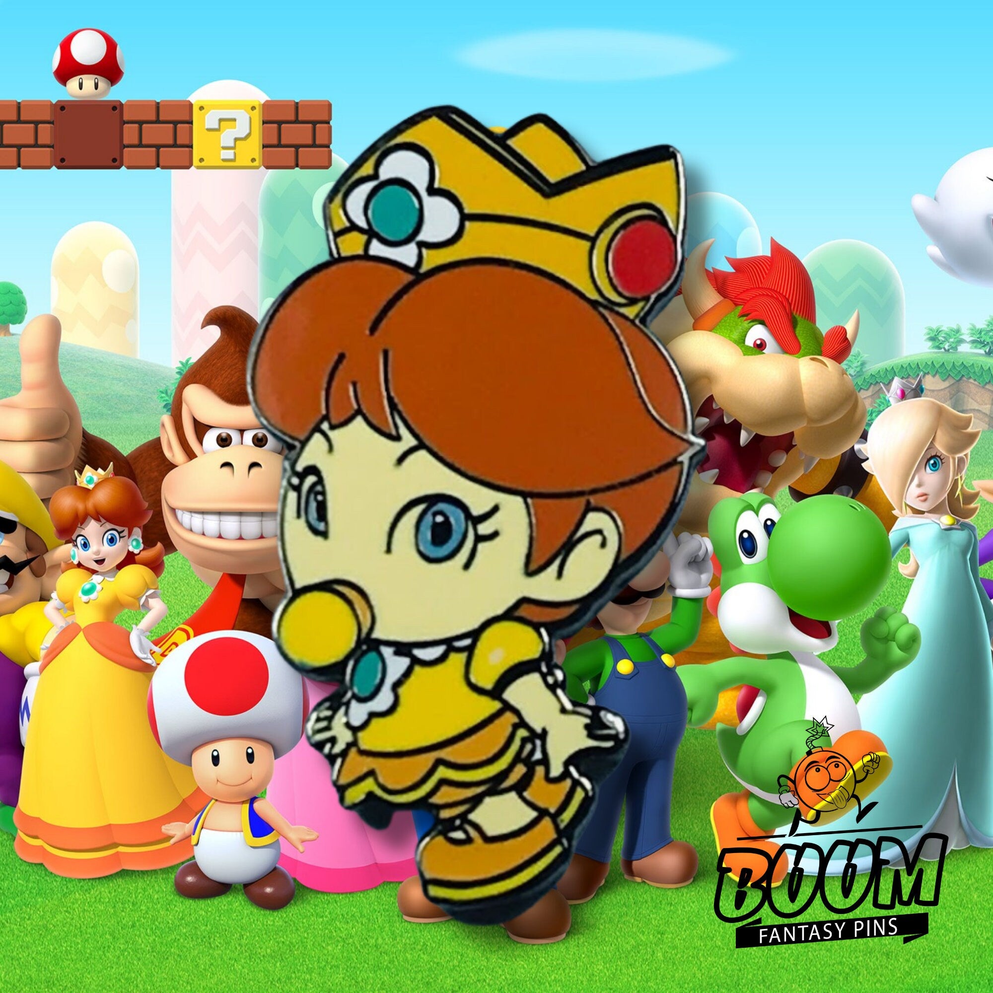Pin's – Princesse Daisy de Super Mario Bros – Disney Fantasy
