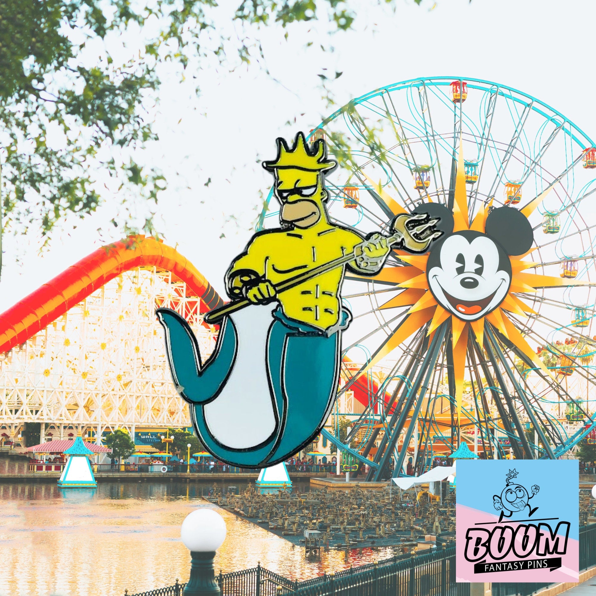 Pin's – Homer Simpson des Simpson – Disney Fantasy
