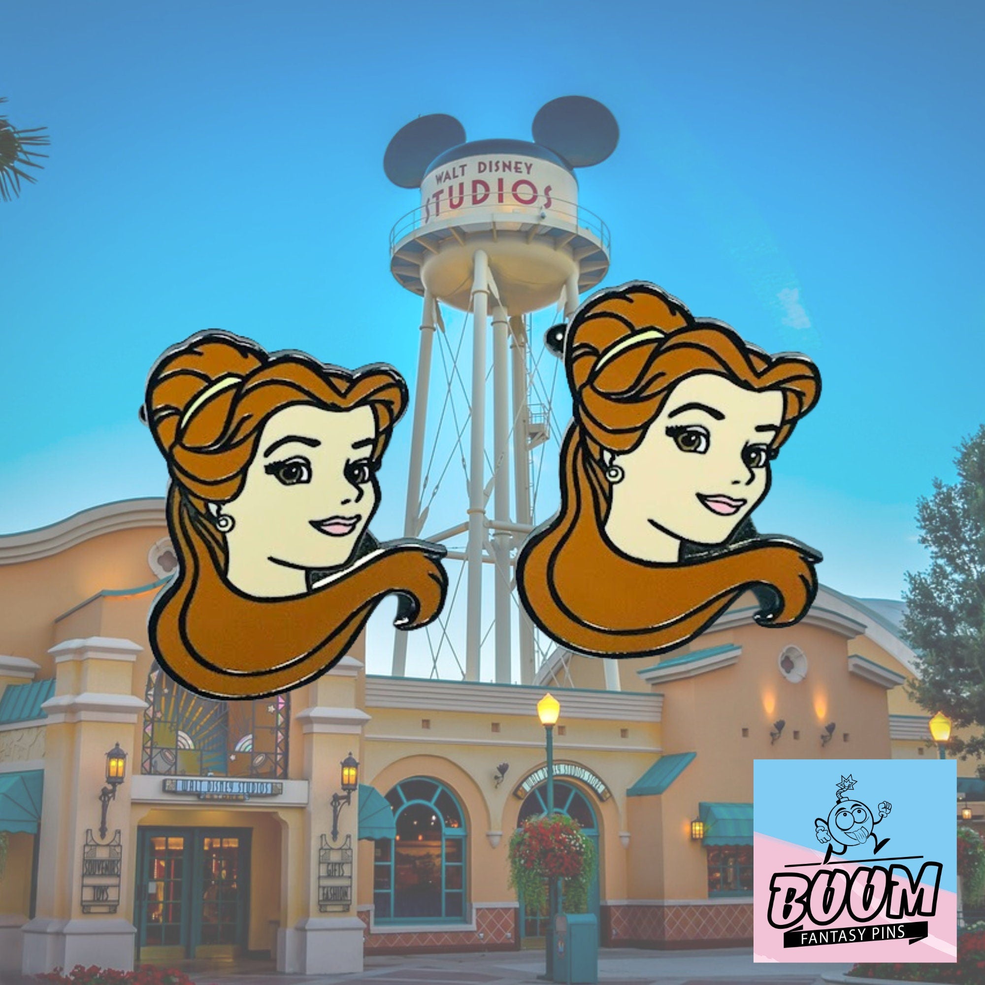 Boutons de manchette – Belle de La Belle et la Bête – Disney Fantasy