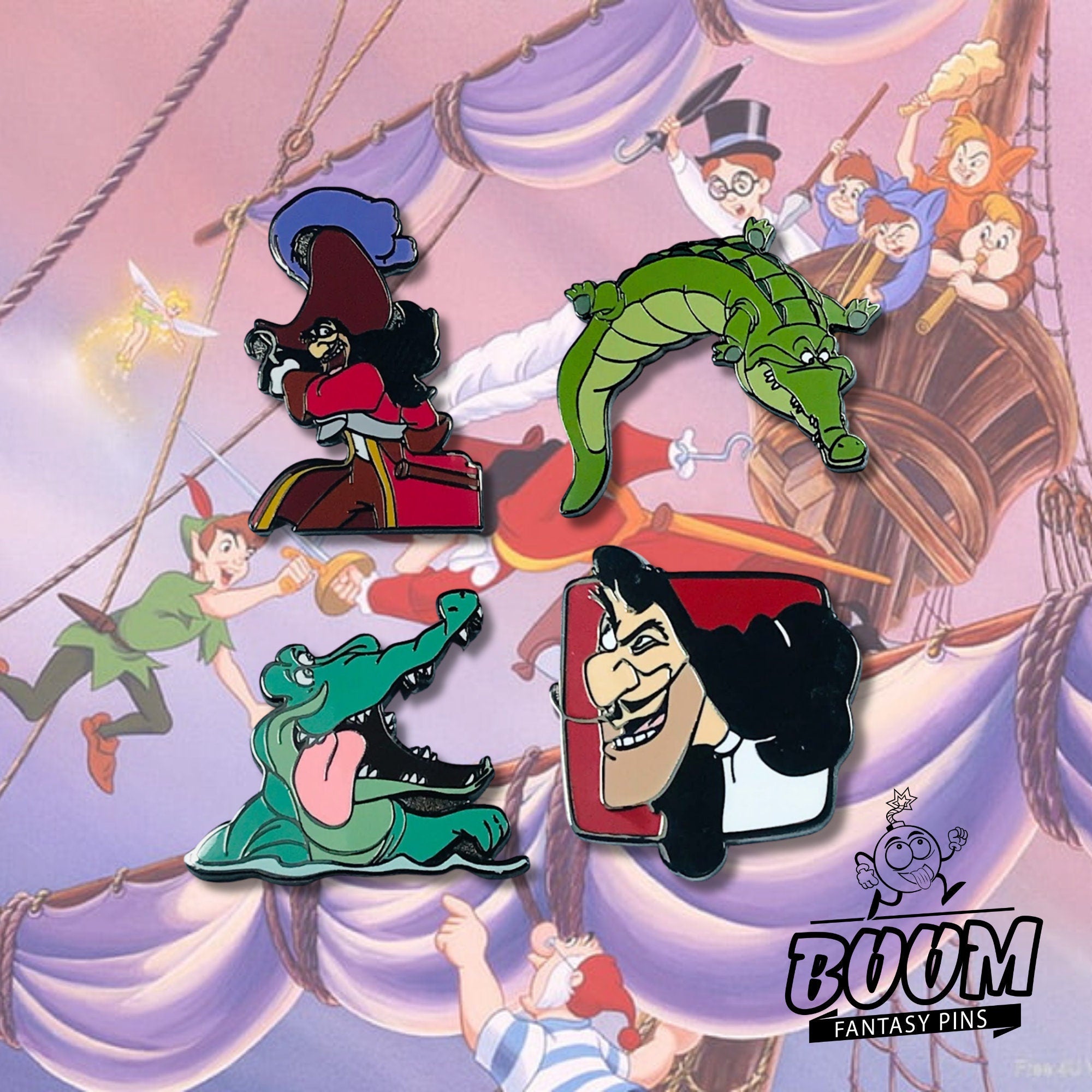 Pin's – Capitaine Crochet de Peter Pan – Disney Fantasy