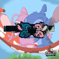 Tie Clip – Stitch and Angel from Lilo and Stitch – Disney Fantasy