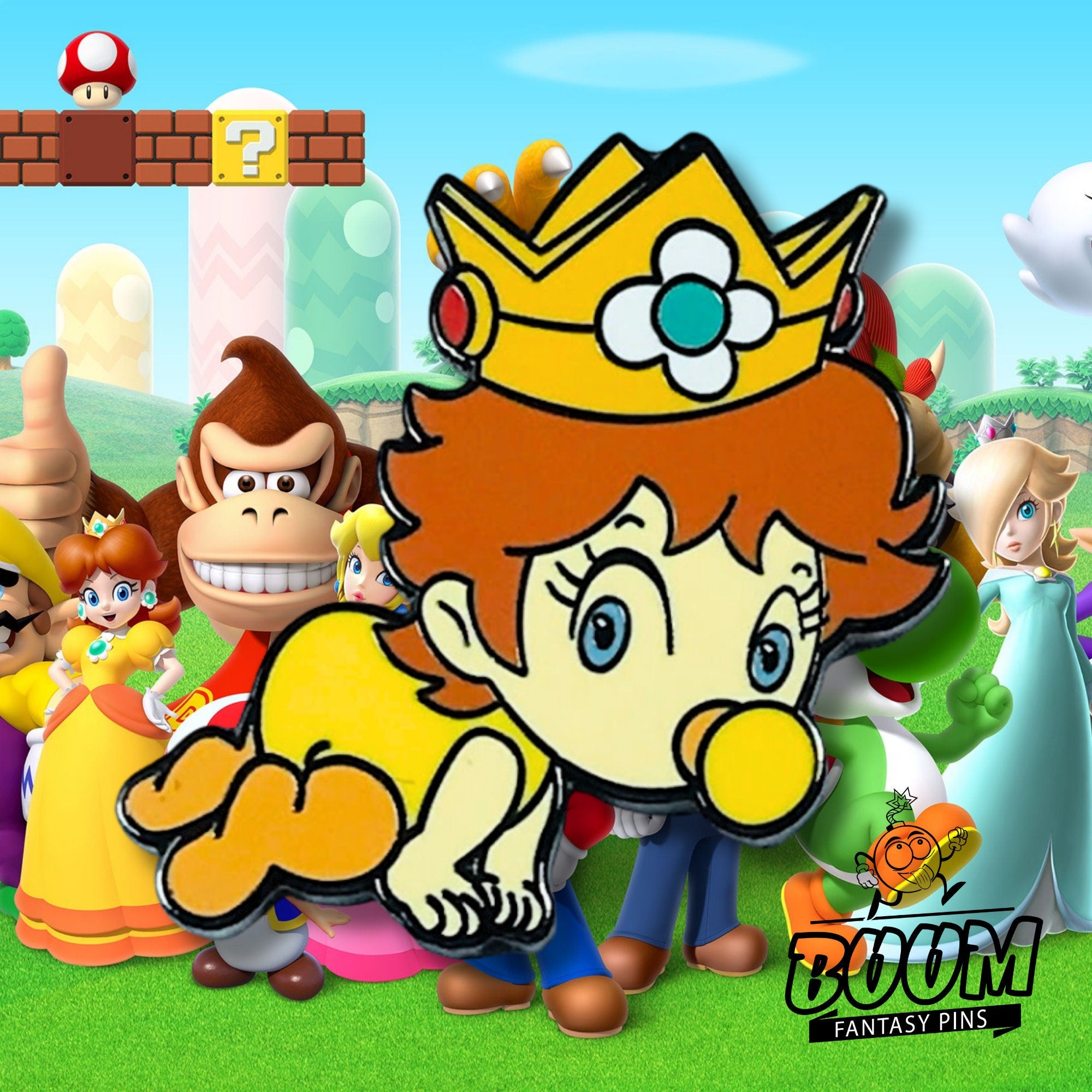 Pin – Princesa Daisy de Super Mario Bros – Disney Fantasy