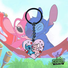 Llavero – Stitch y Ángel de Lilo &amp; Stitch – Disney Fantasy