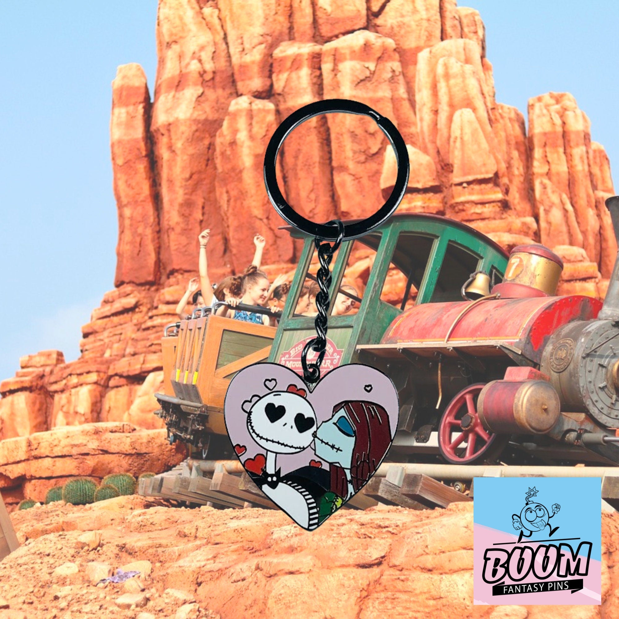 Keychain – Jack Skellington and Sally from The Nightmare Before Christmas – Disney Fantasy