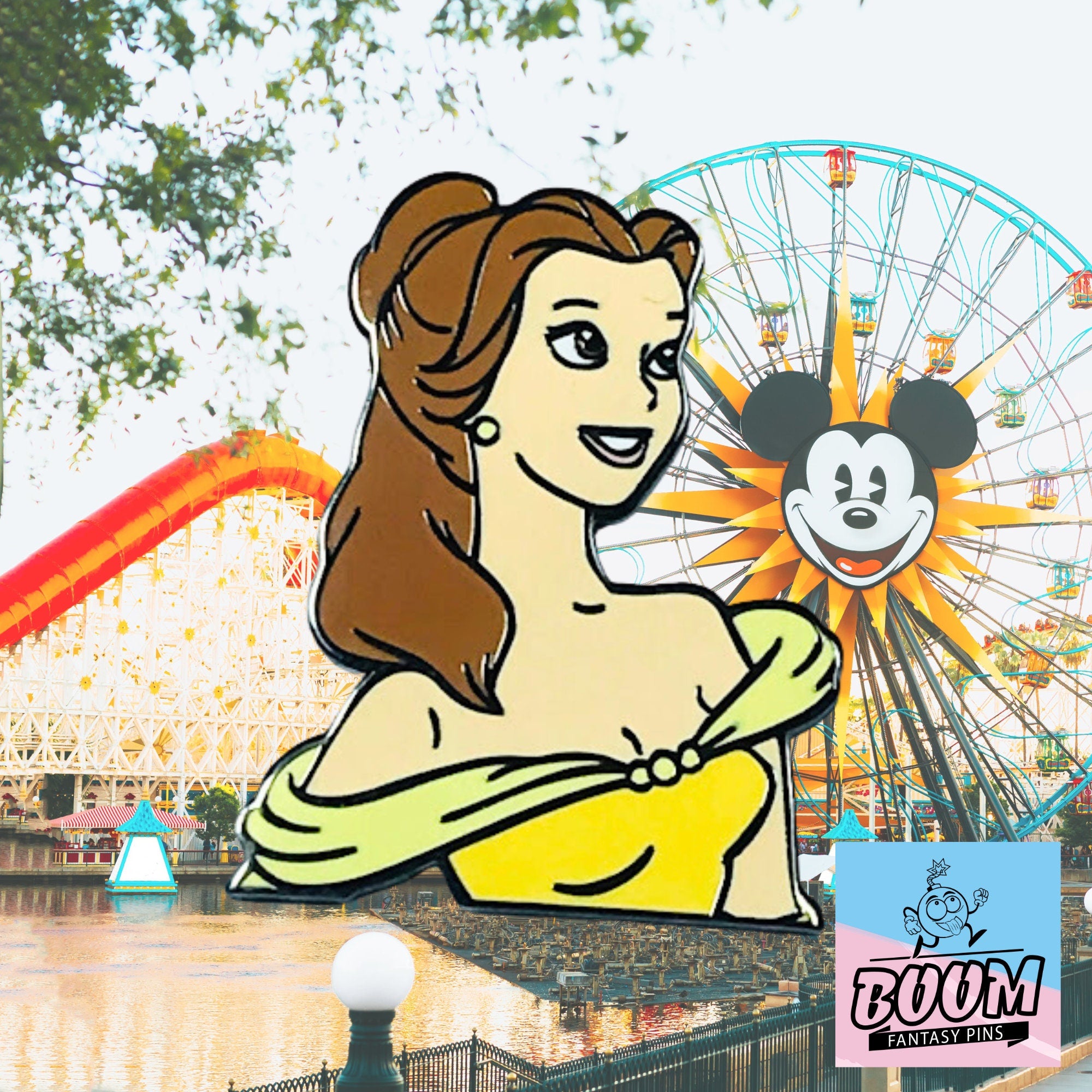 Pin – Princesa Bella de La Bella y la Bestia – Disney Fantasy