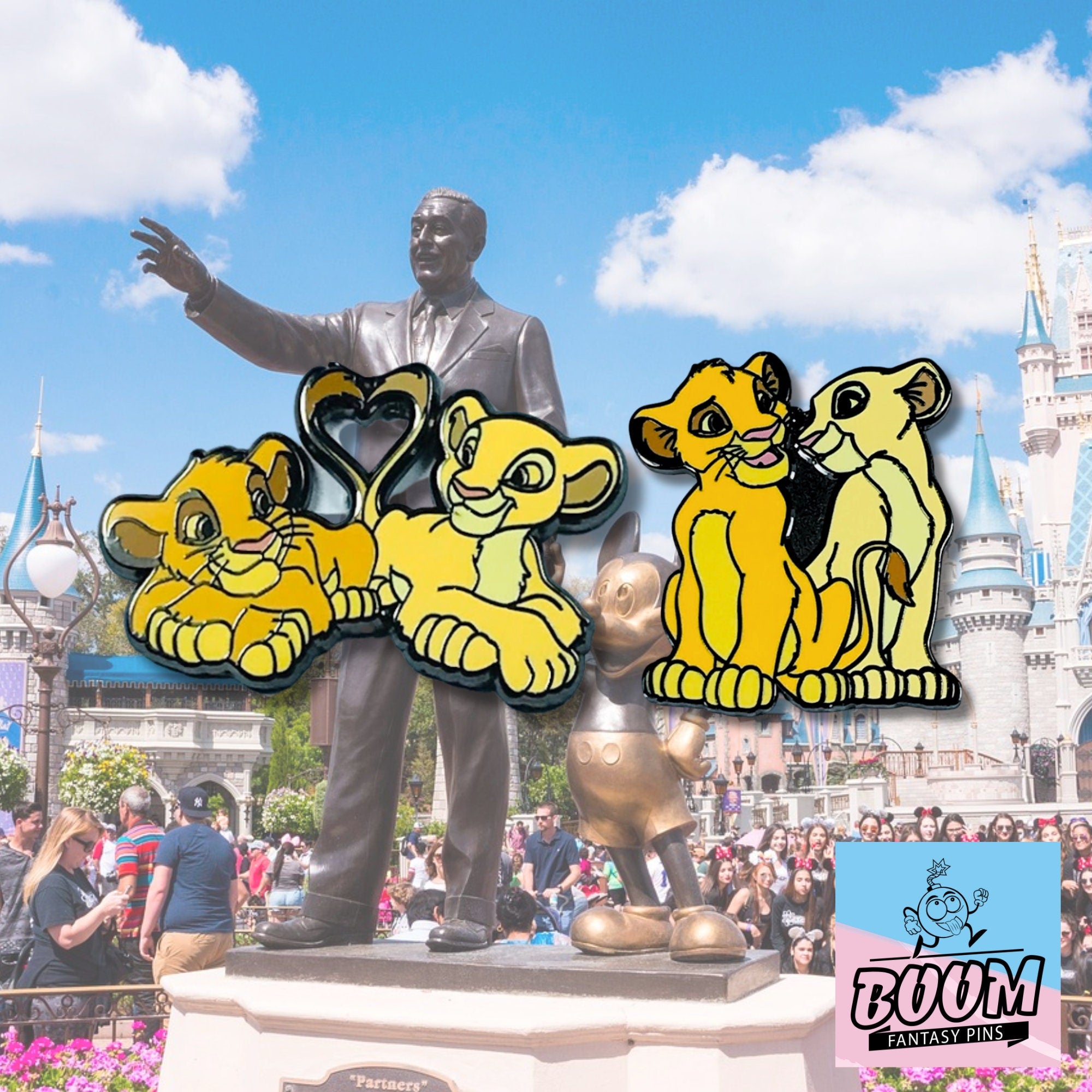 Pin – Simba y Nala de El Rey León – Disney Fantasy