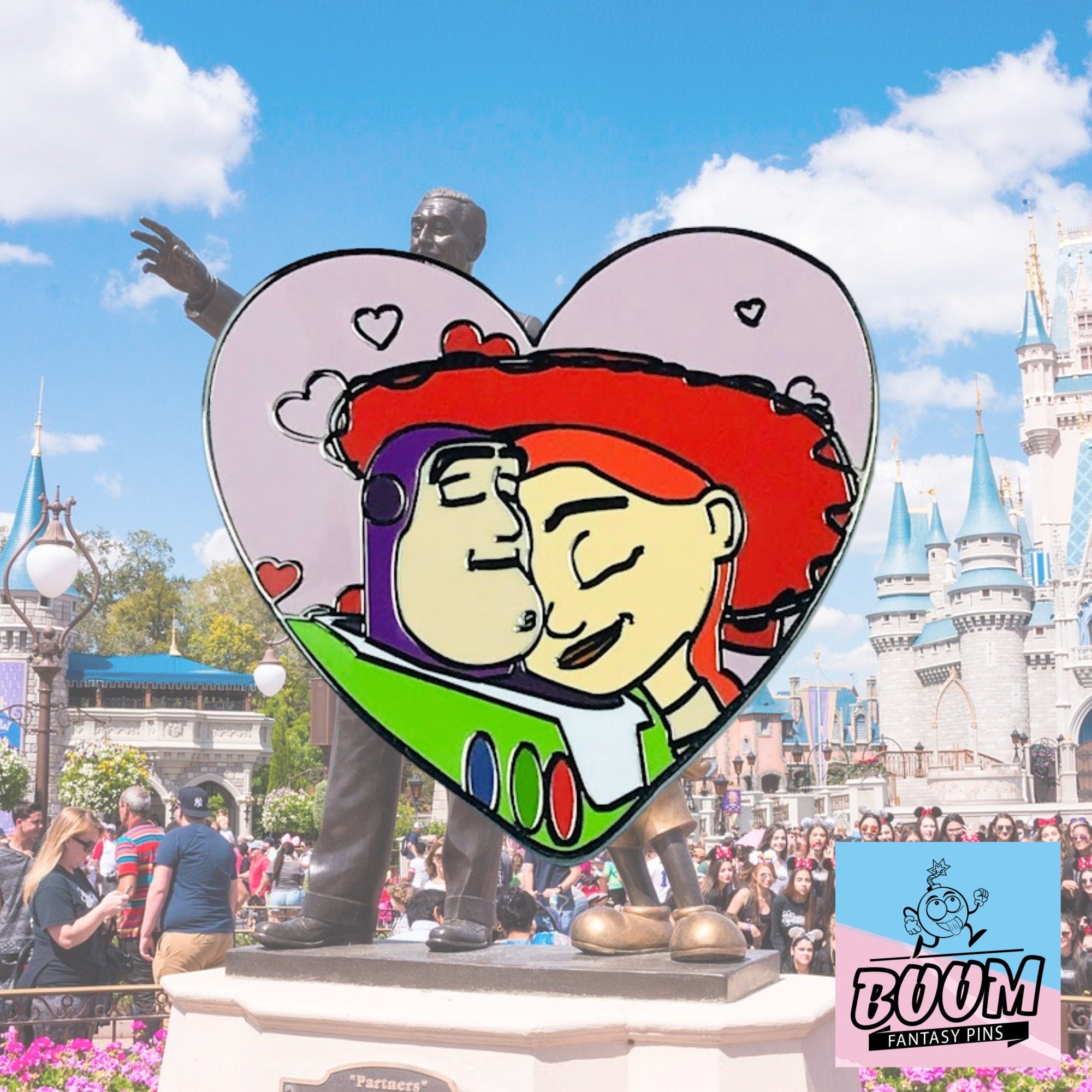 Pin's – Buzz l'Éclair et Jessie de Toy Story – Disney Fantasy