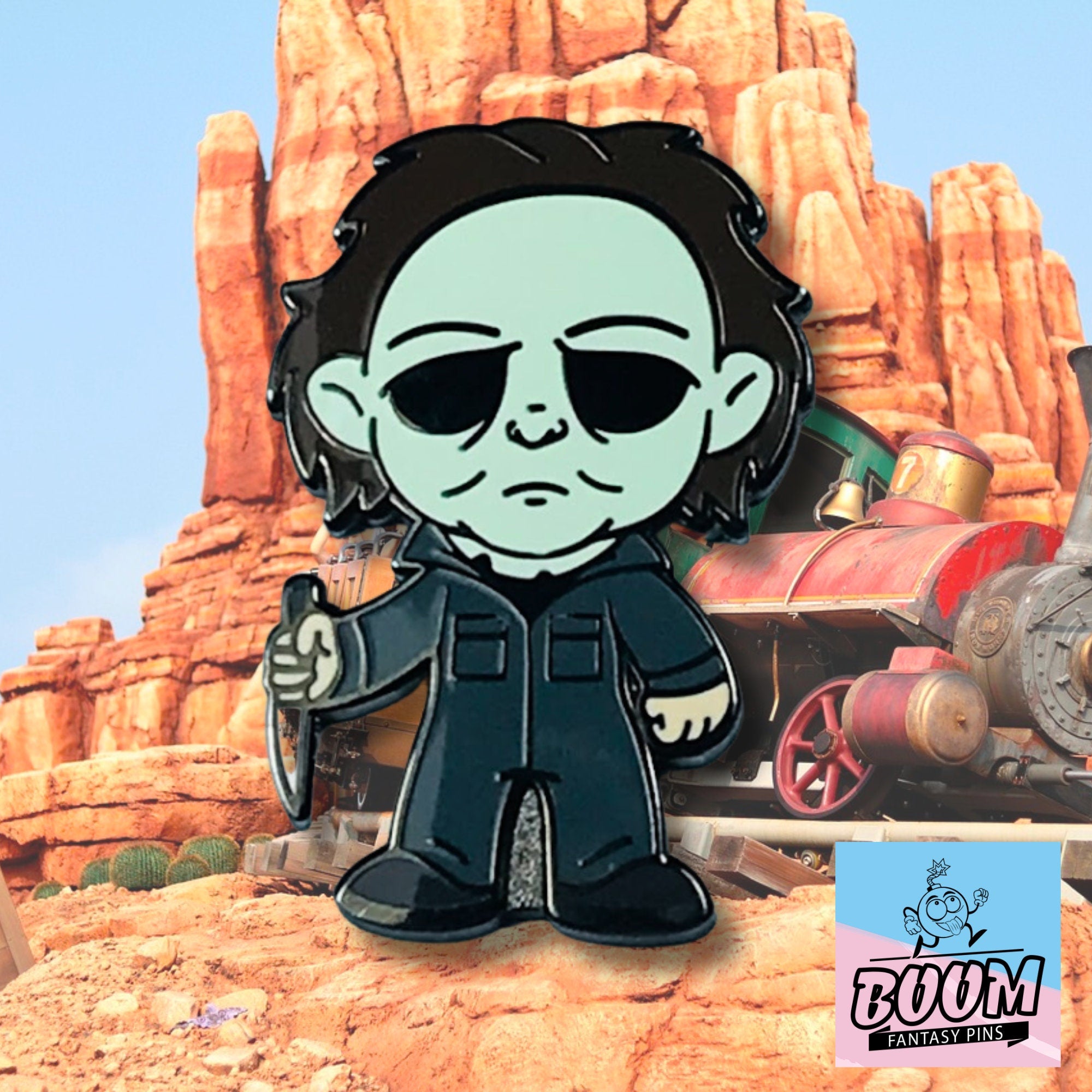 Pin de Michael Myers de Halloween – Franquicia de terror