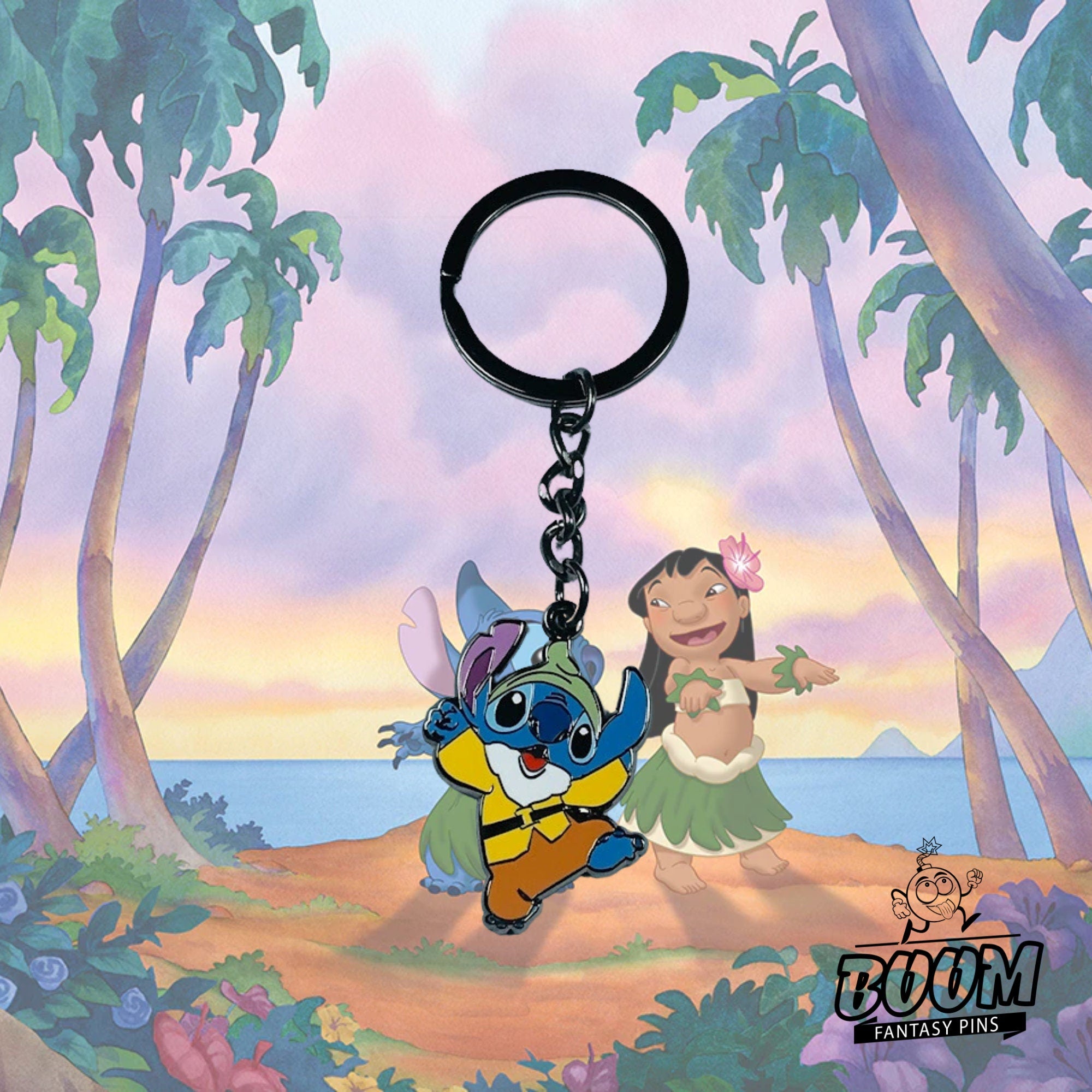 Llavero – Stitch Tímido de Lilo &amp; Stitch – Disney Fantasy