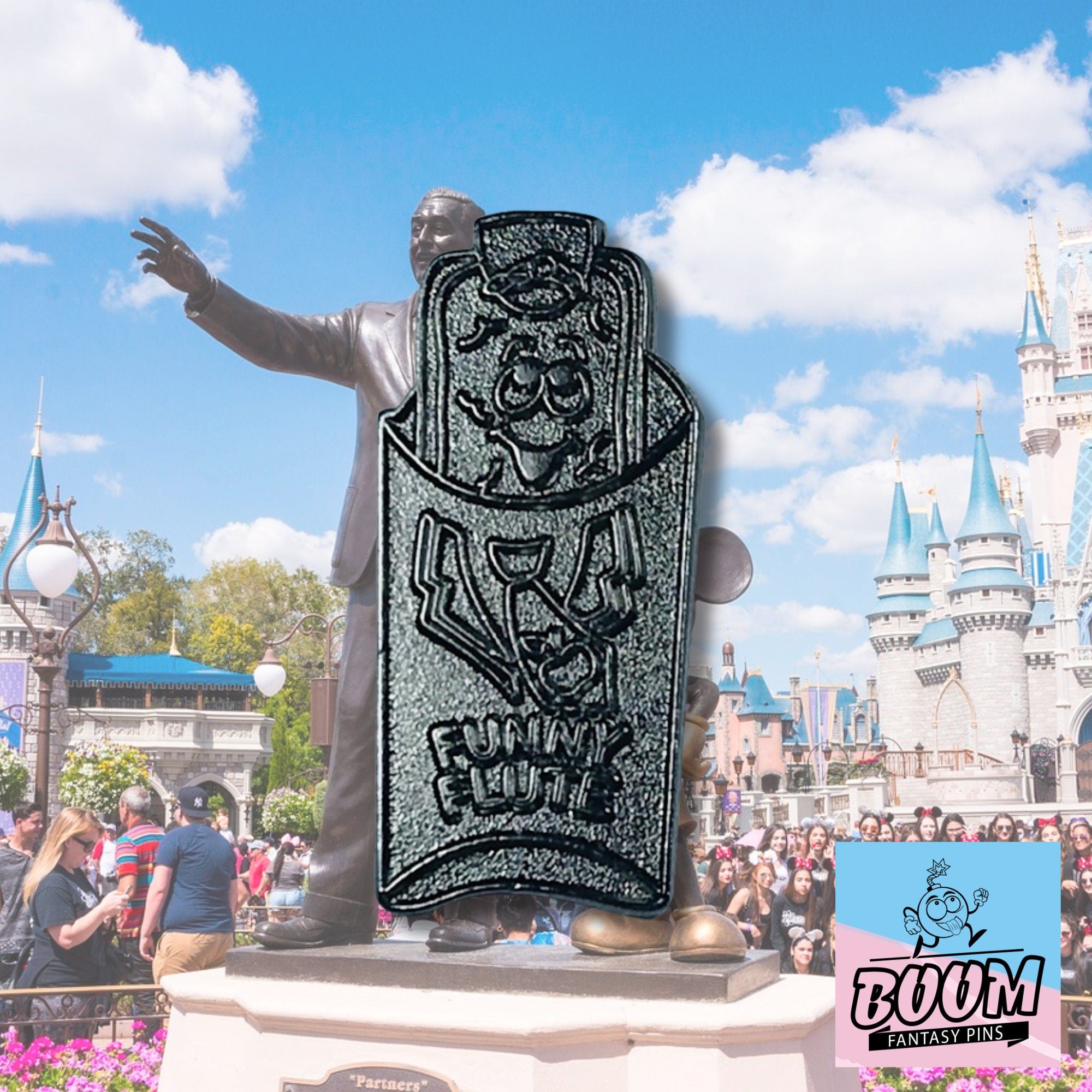 Pin's – Flûte amusante d'après un design original – Disney Fantasy