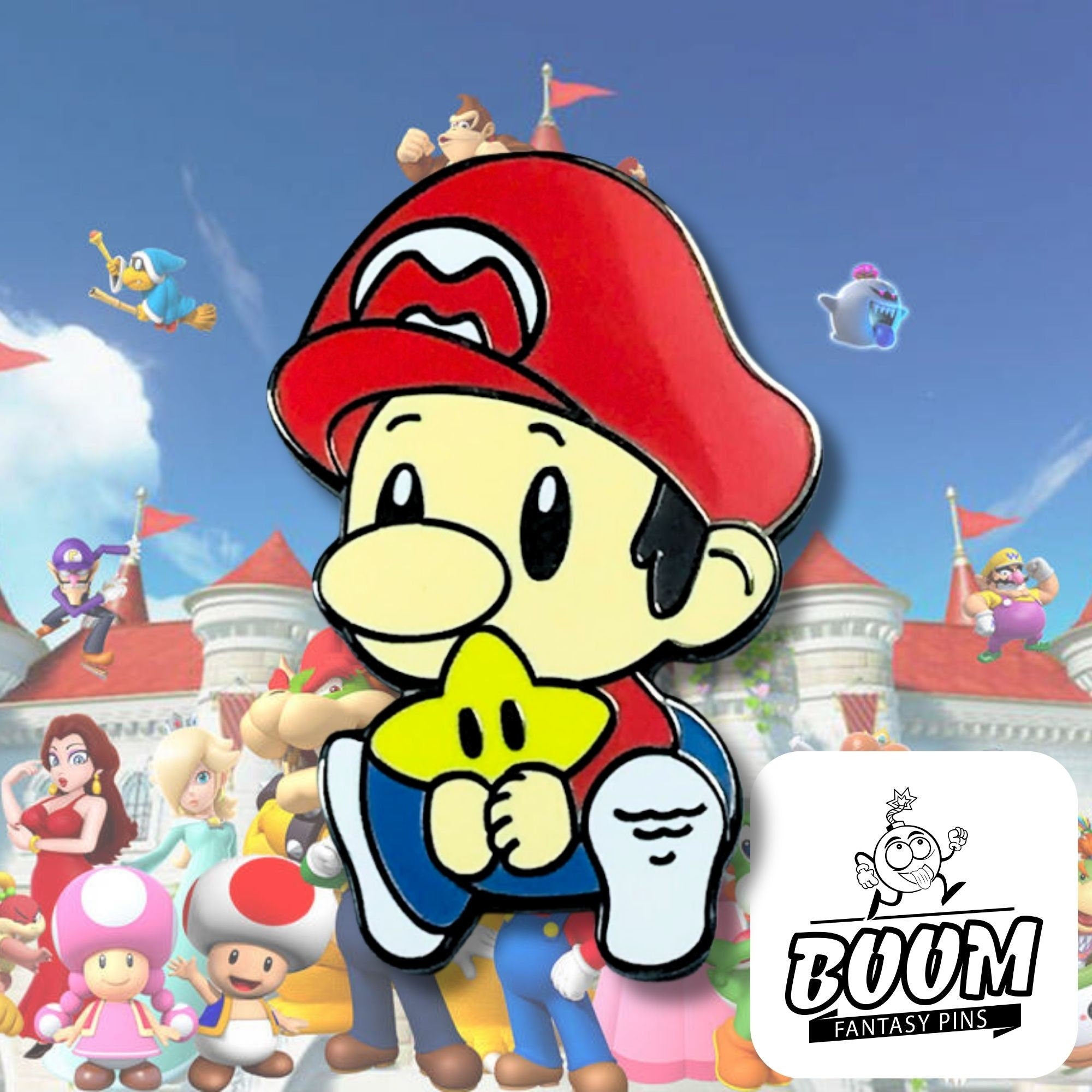 Pin – Mario de Super Mario Bros – Franquicia de Nintendo