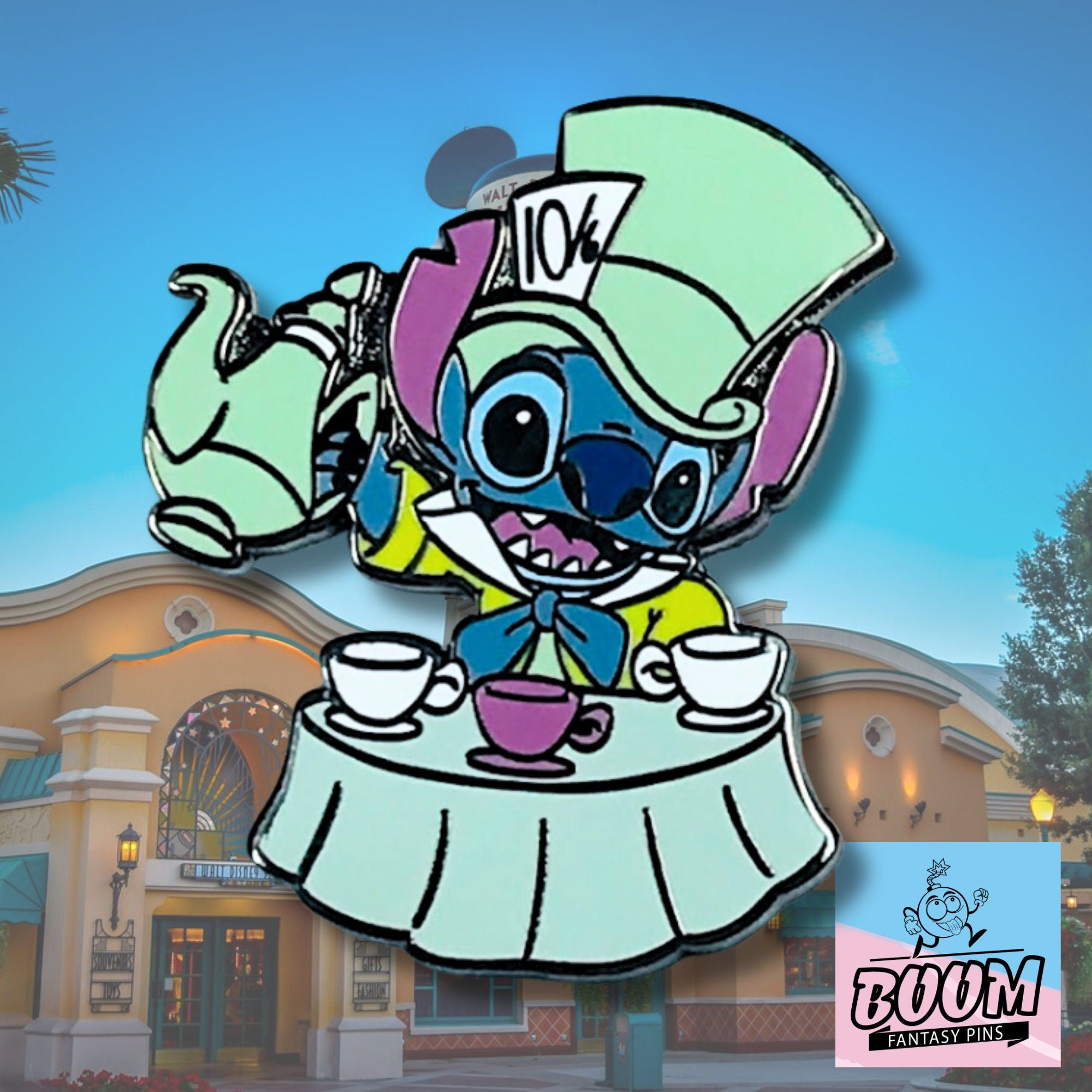 Pin – Stitch como el Sombrerero Loco de Lilo y Stitch – Disney Fantasy