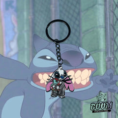 Keychain – Stitch from Lilo & Stitch and Jack Skellington from The Nightmare Before Christmas – Disney Fantasy
