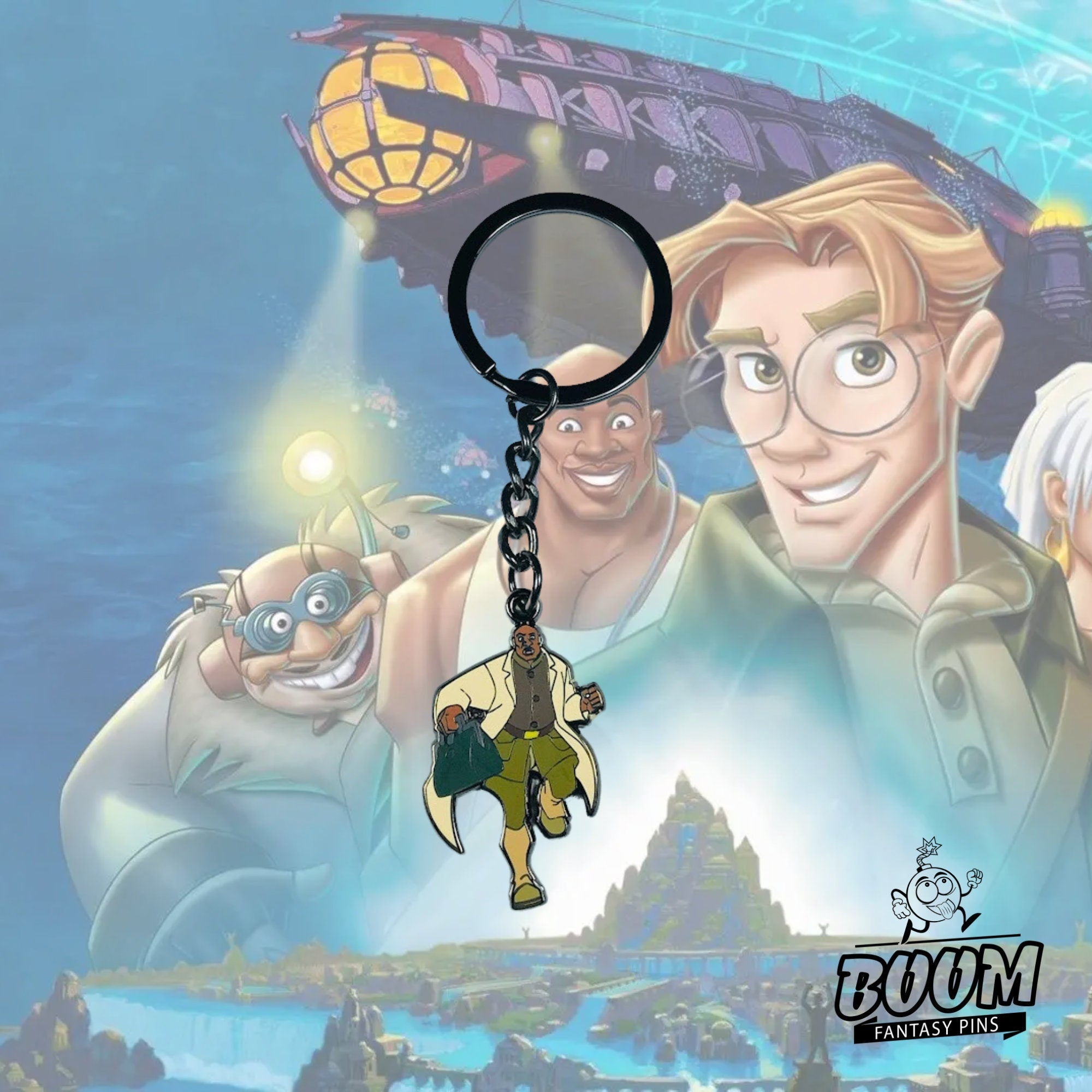 Llavero del Dr. Joshua Sweet de Atlantis: El Imperio Perdido – Disney Fantasy