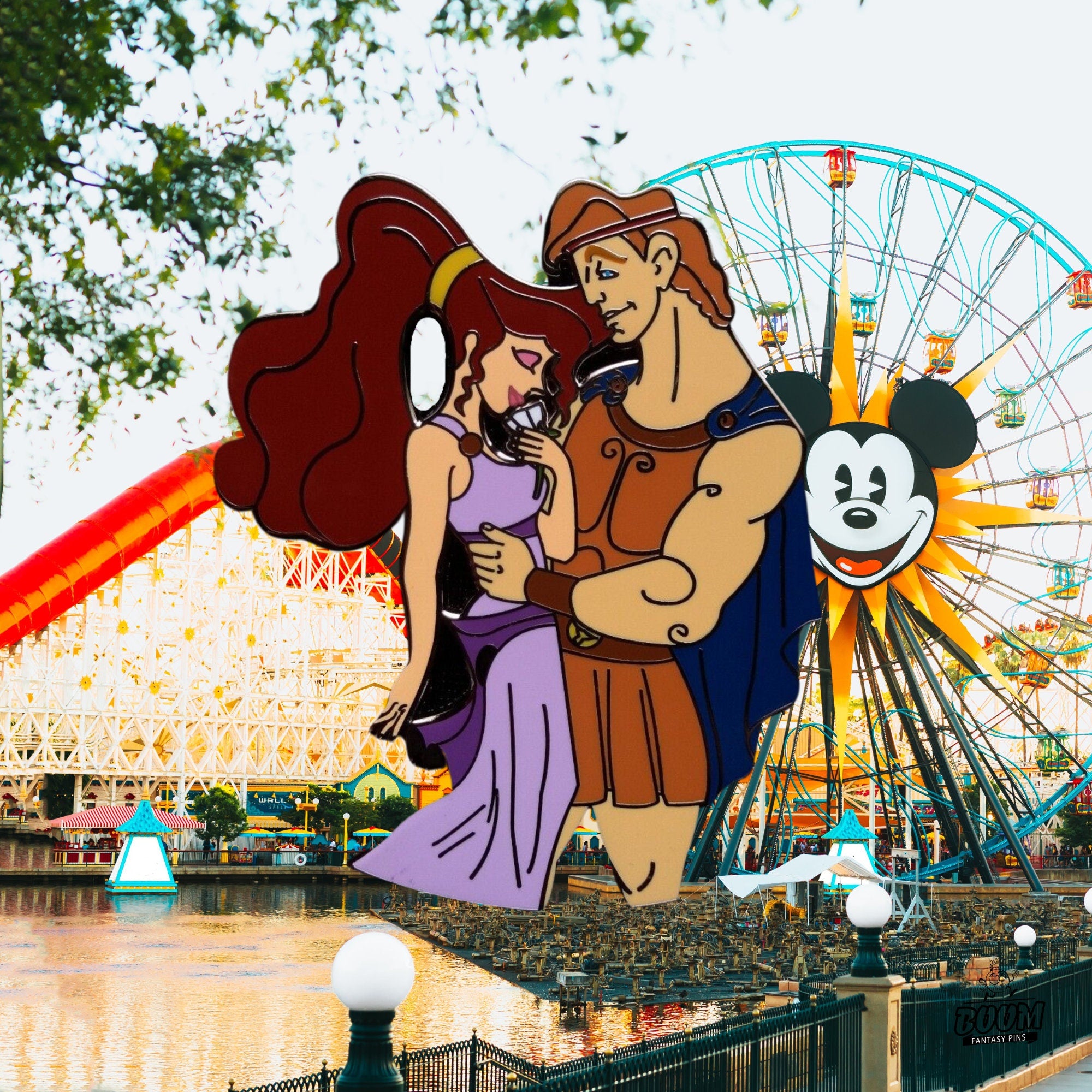 Pin – Hércules y Megara de Hércules – Disney Fantasy