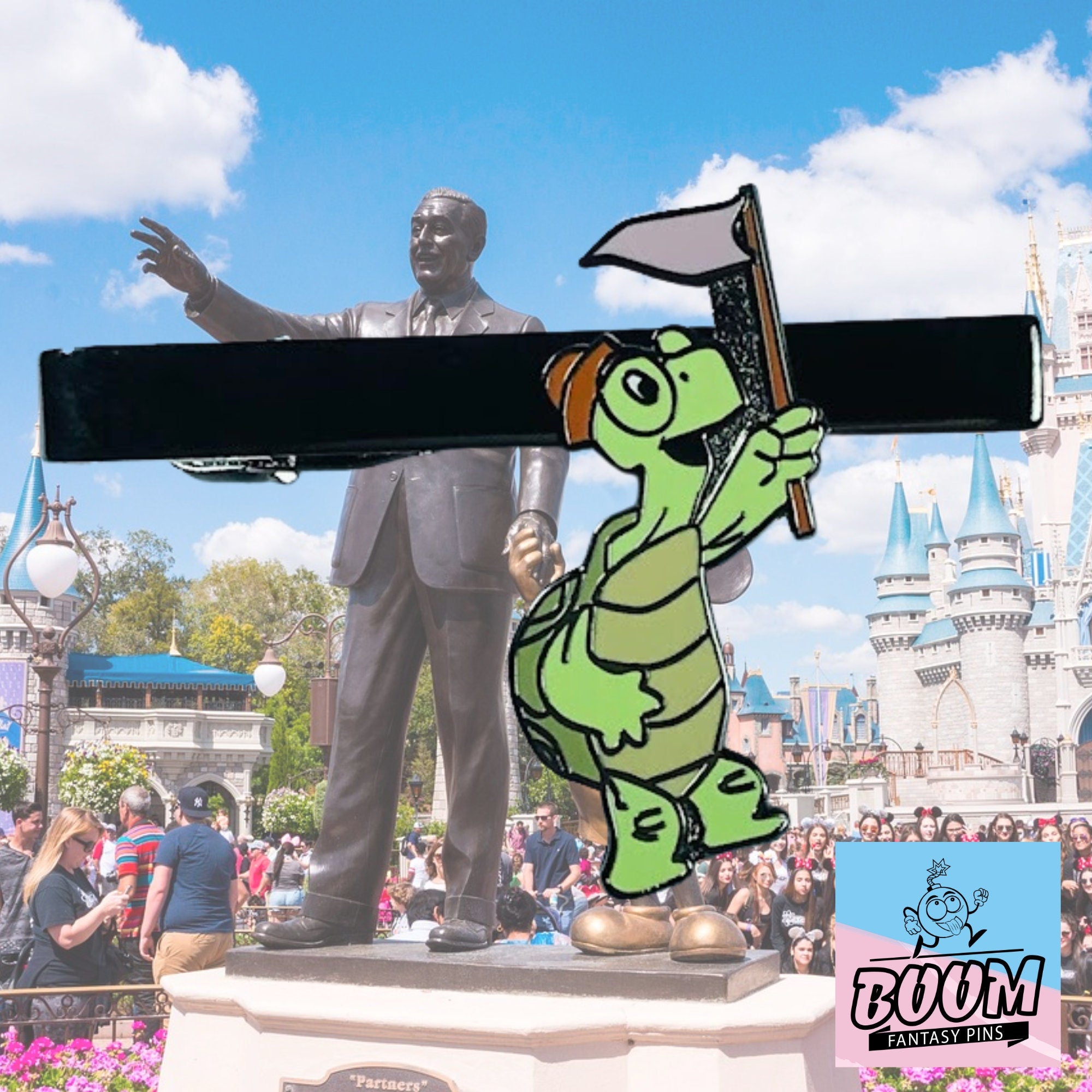 Pinza de corbata – Toby Turtle de Robin Hood – Disney Fantasy