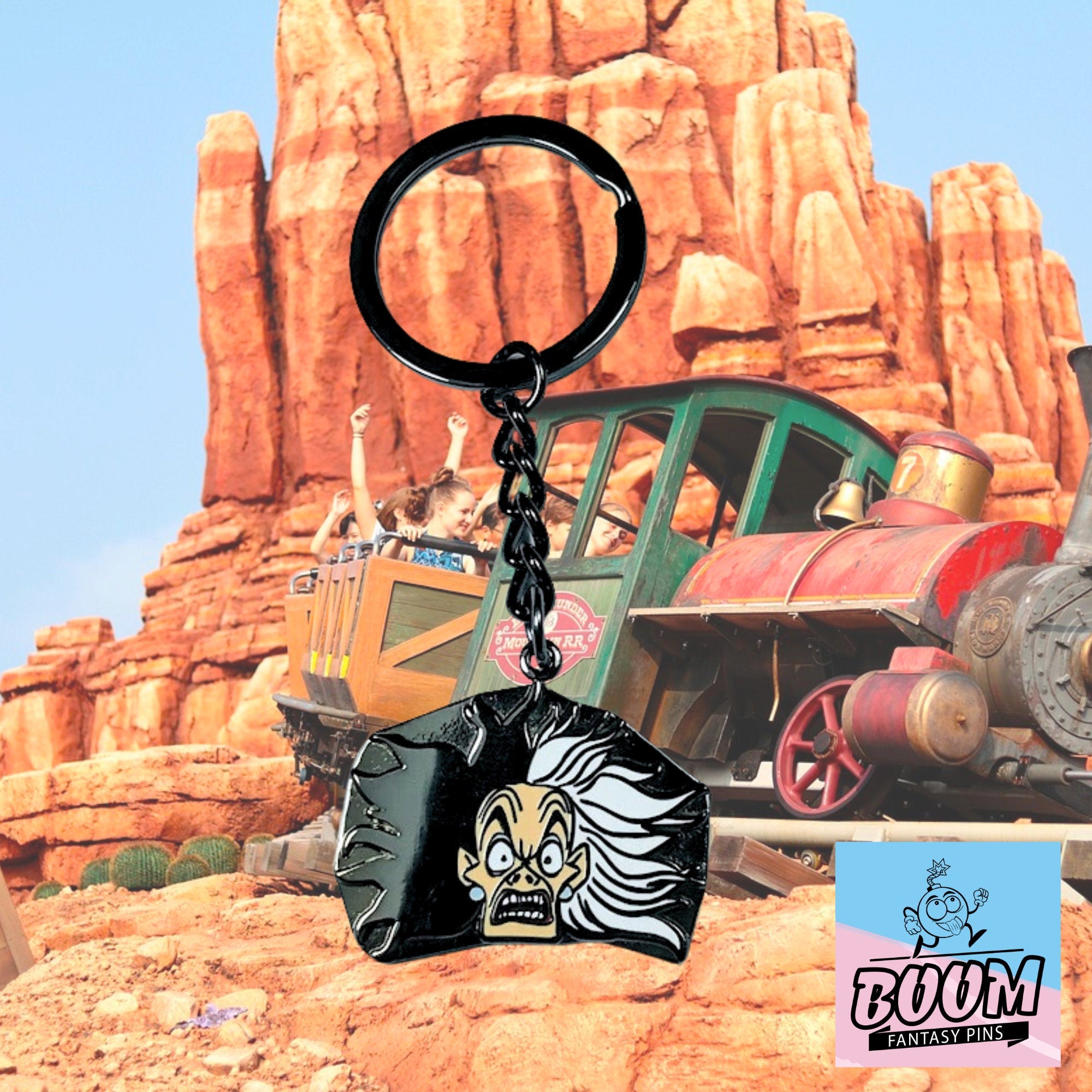 Llavero – Cruella De Vil de 101 Dálmatas – Disney Fantasy