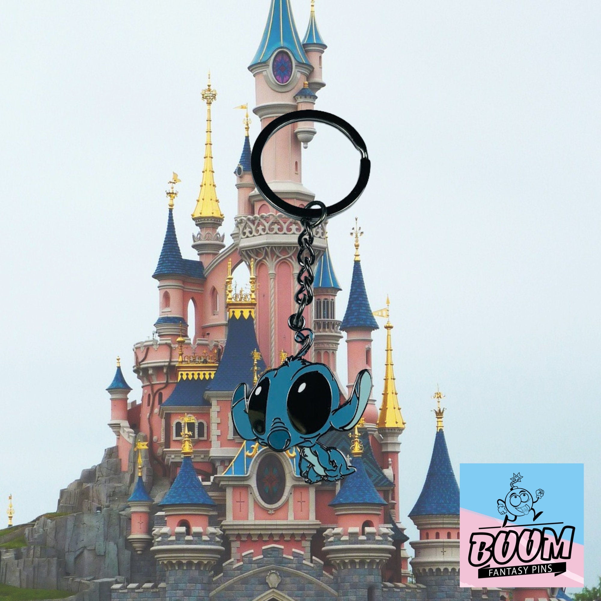 Llavero – Experimento Swirly 383 de Lilo y Stitch – Disney Fantasy