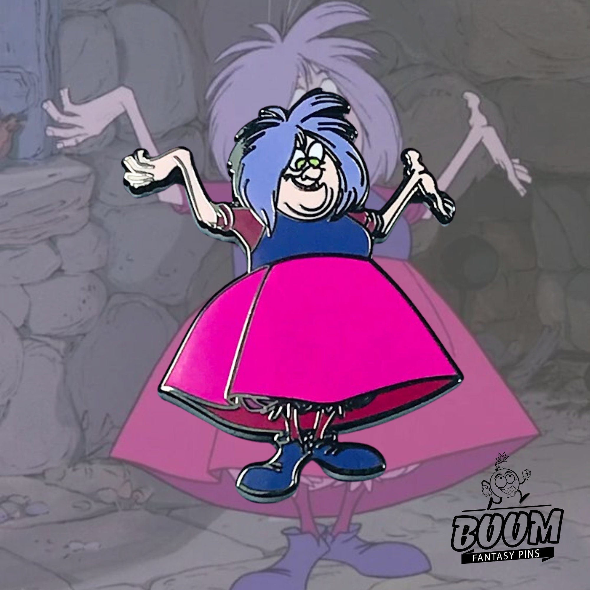 Épingle – Madame Mim du film Merlin l'Enchanteur – Disney Fantasy