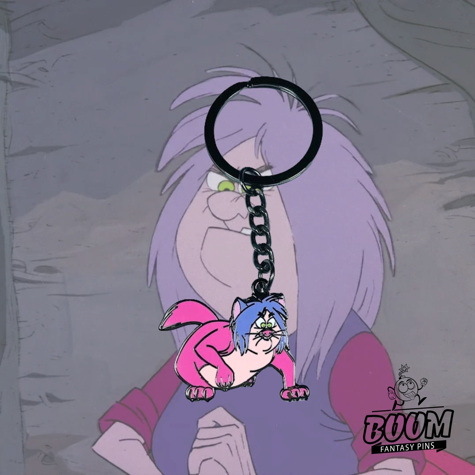 Porte-clés – Madame Mim du film Merlin l'Enchanteur – Disney Fantasy