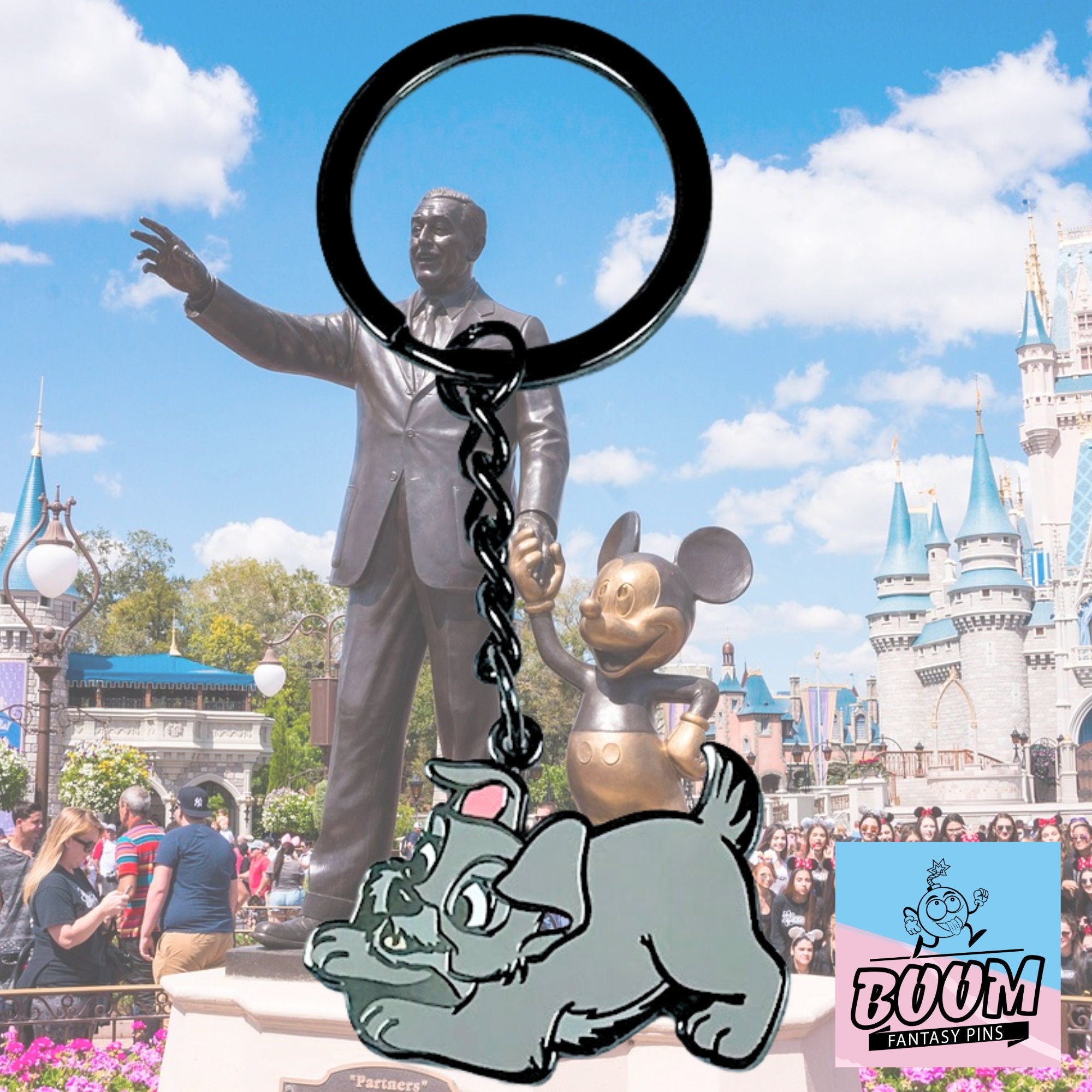 Llavero – Scamp de La Dama y el Vagabundo II – Disney Fantasy