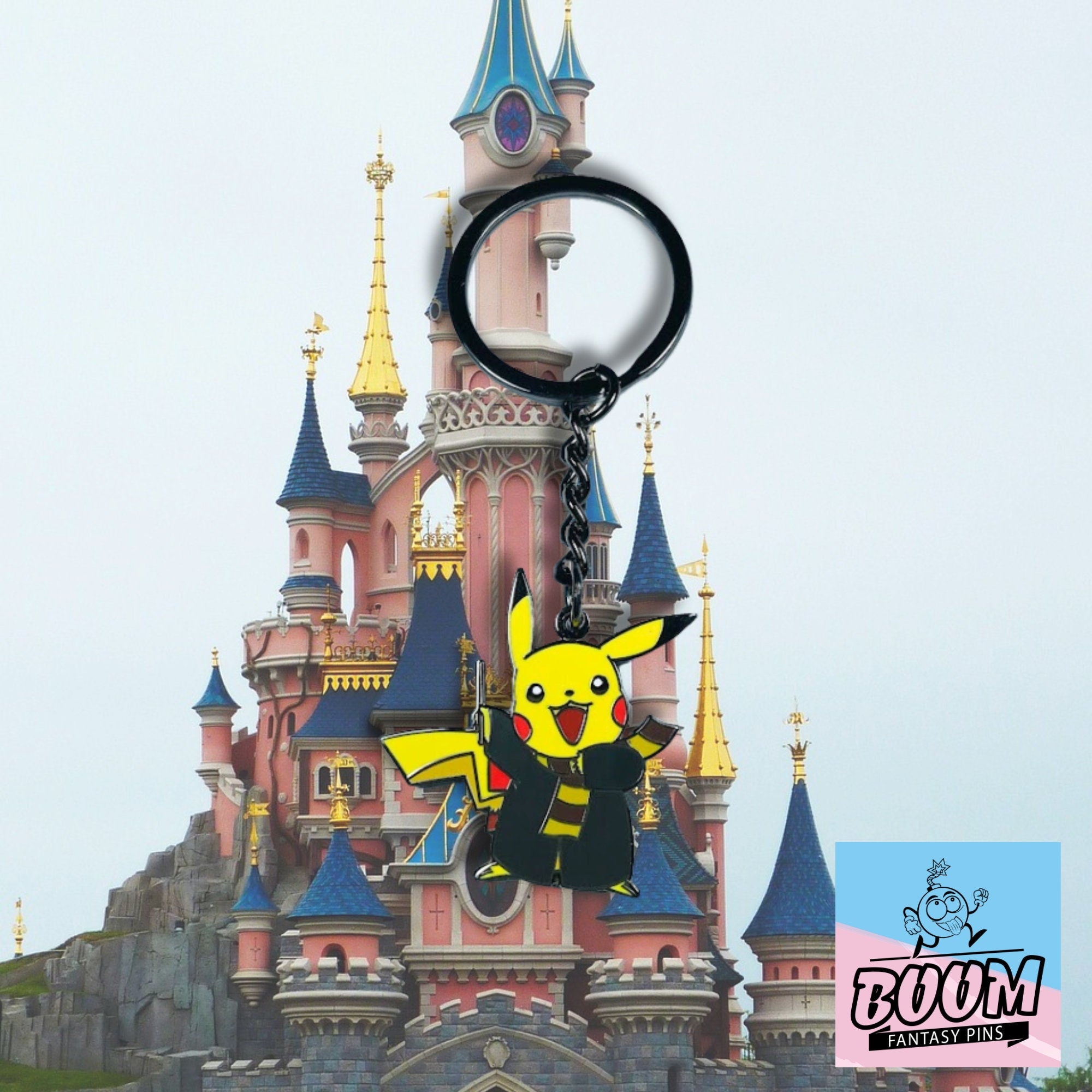 Porte-clés – Pikachu de Pokémon et Harry Potter – Disney Fantasy