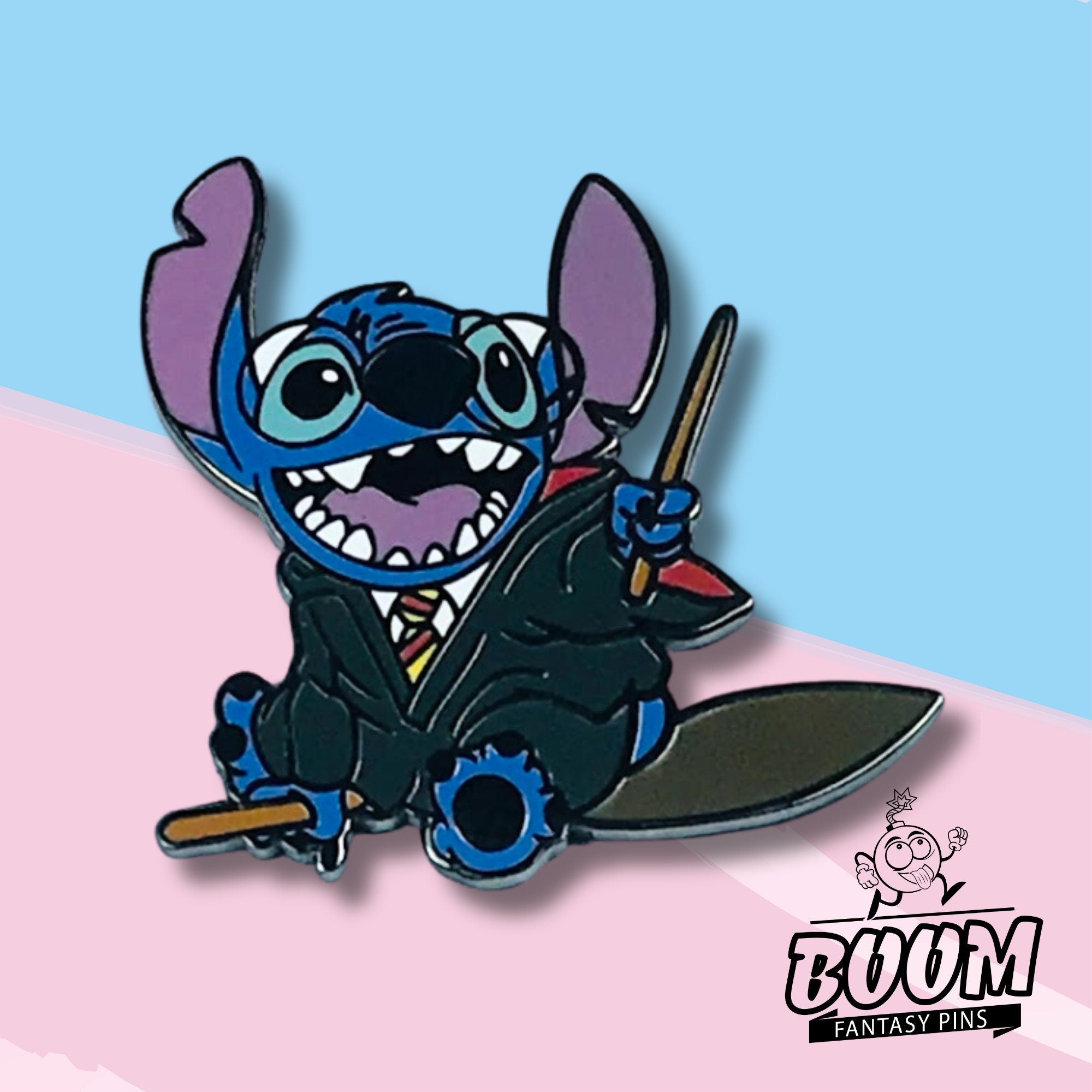 Pin – Stitch de Lilo y Stitch Disney Fantasy – Traje de mago de Harry Potter