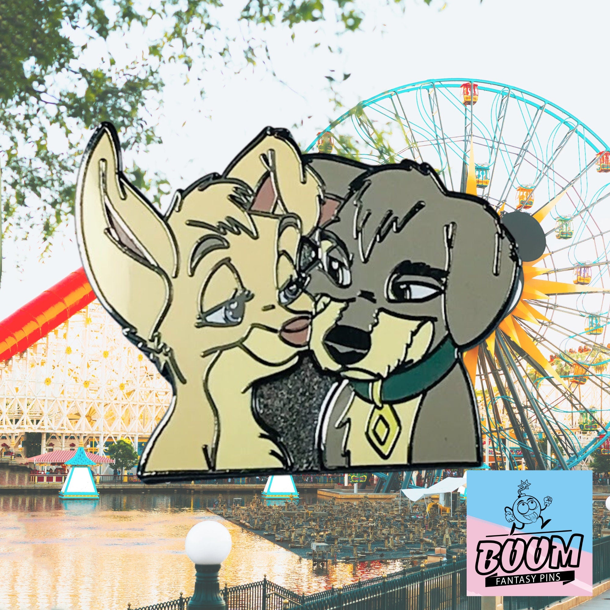 Pin – Ángel y Scamp de La Dama y el Vagabundo – Disney Fantasy