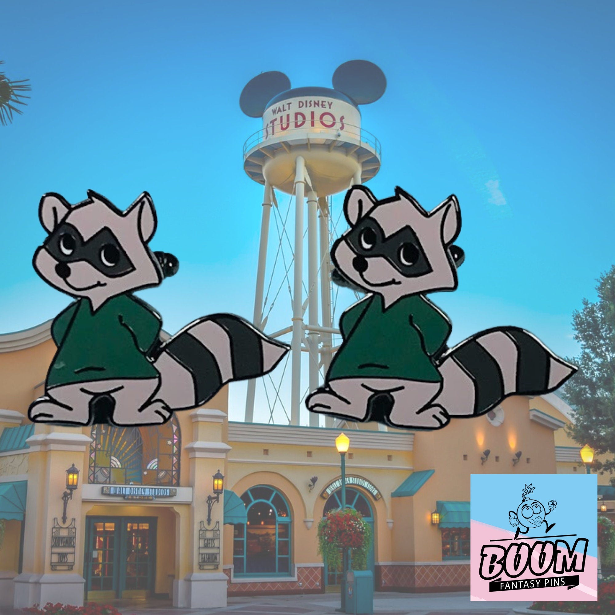 Cufflinks – Full Raccoon from Robin Hood – Disney Fantasy