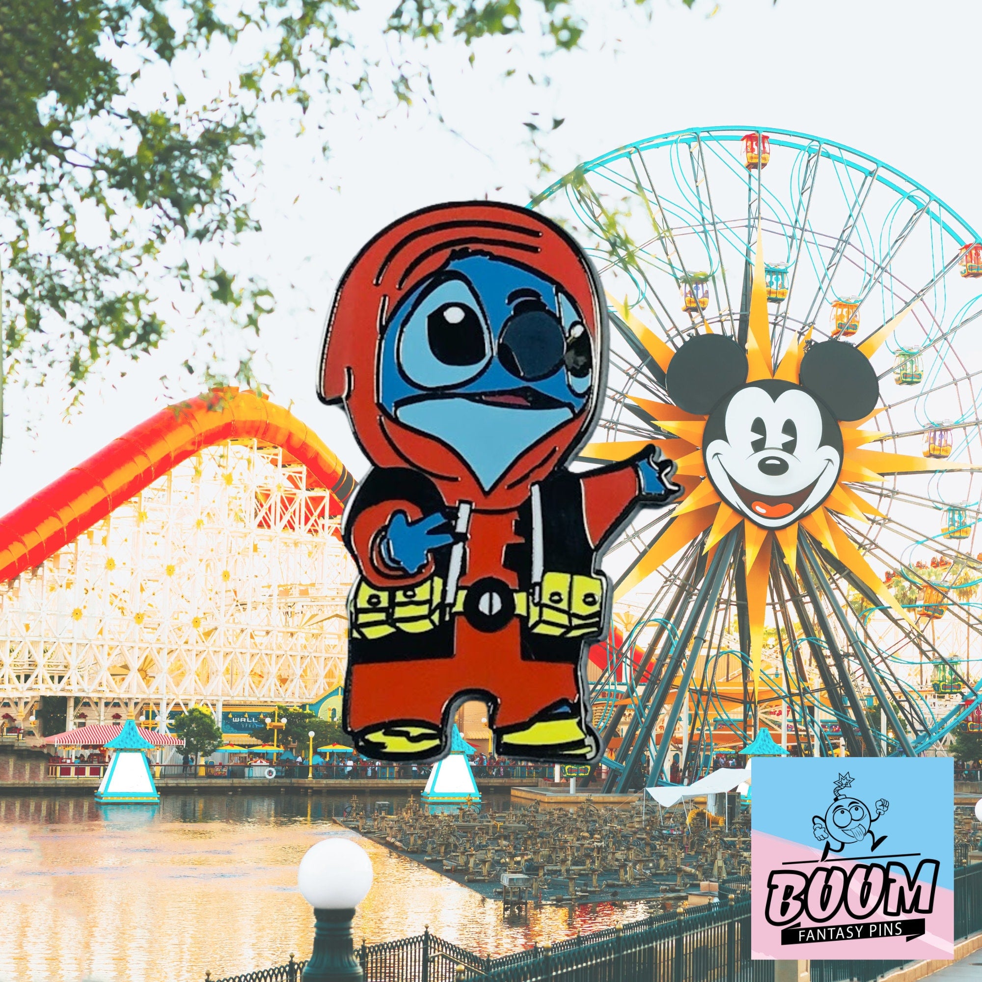 Prueba de pin: Stitch como Deadpool de Lilo &amp; Stitch - Disney Fantasy