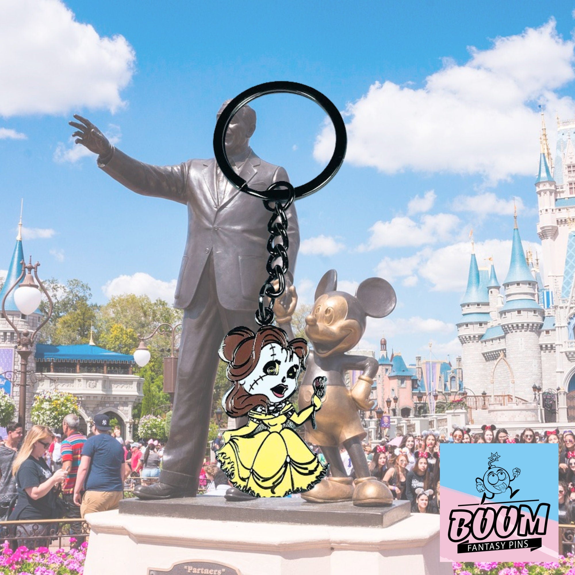 Porte-clés – Belle de La Belle et la Bête – Disney Fantasy