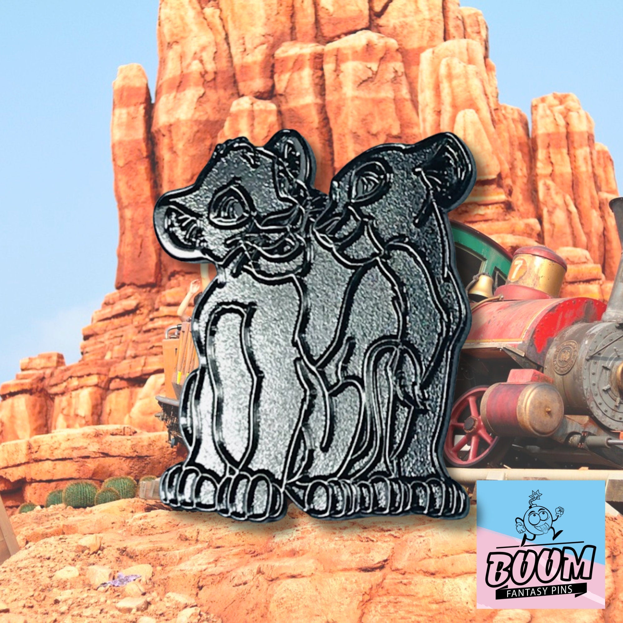 Pin – Simba y Nala de El Rey León – Disney Fantasy